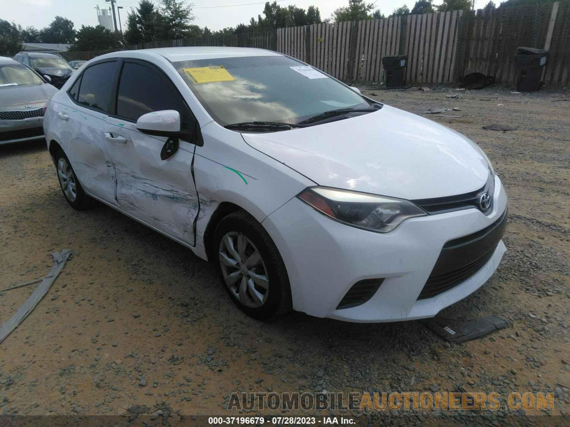 5YFBURHE0GP398036 TOYOTA COROLLA 2016