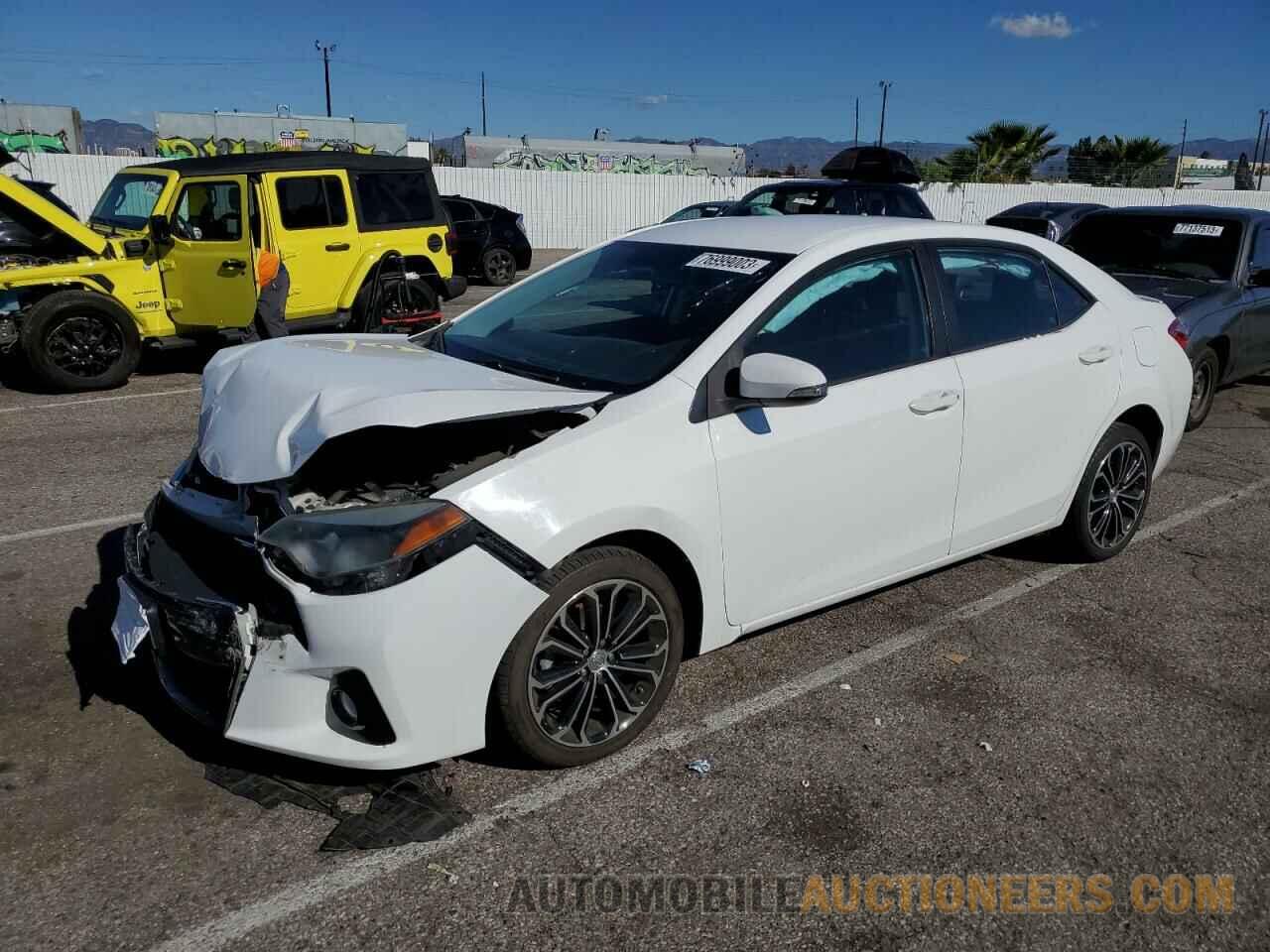 5YFBURHE0GP405289 TOYOTA COROLLA 2016