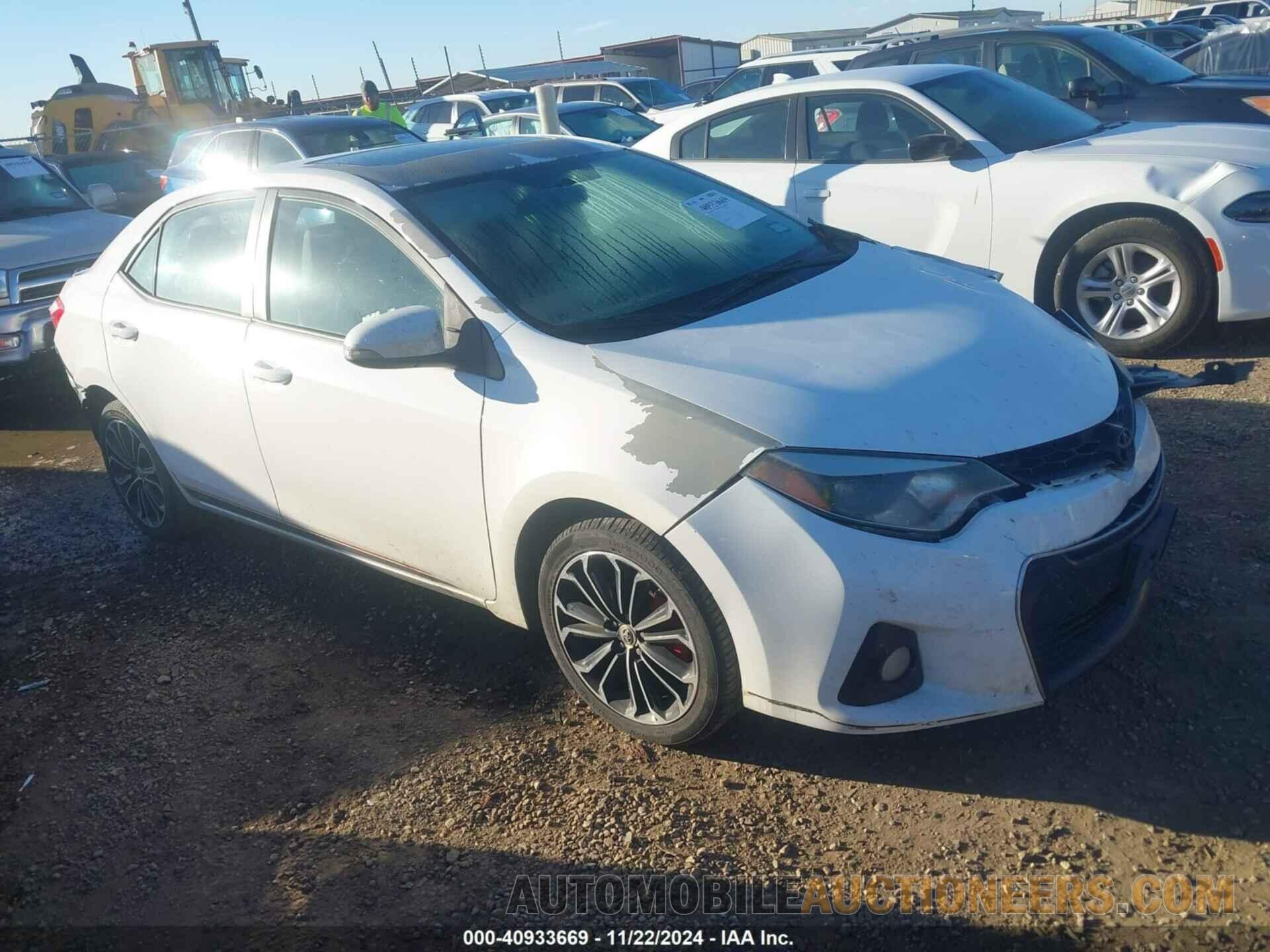 5YFBURHE0GP408435 TOYOTA COROLLA 2016