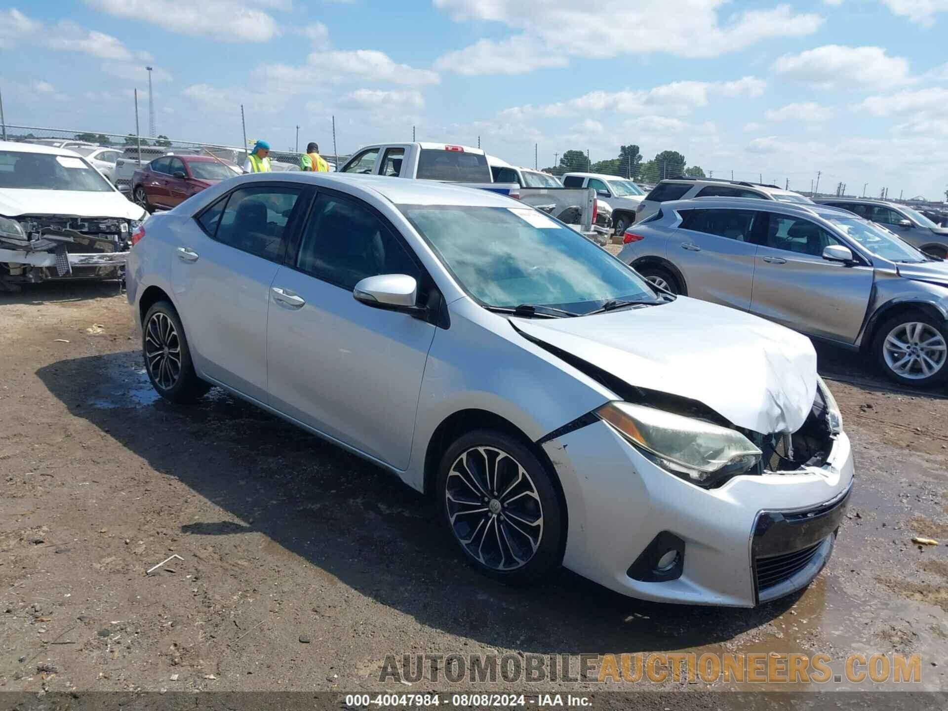 5YFBURHE0GP411237 TOYOTA COROLLA 2016