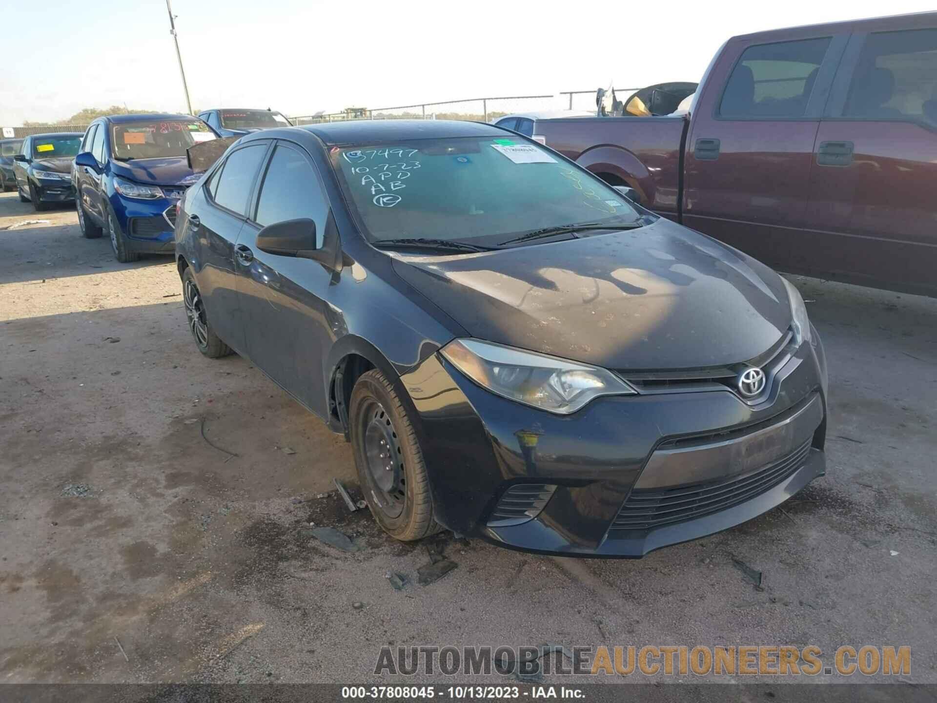 5YFBURHE0GP436011 TOYOTA COROLLA 2016