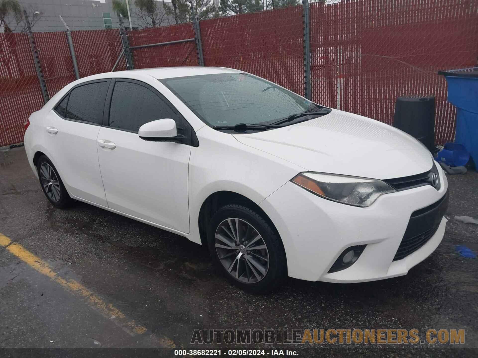 5YFBURHE0GP440320 TOYOTA COROLLA 2016