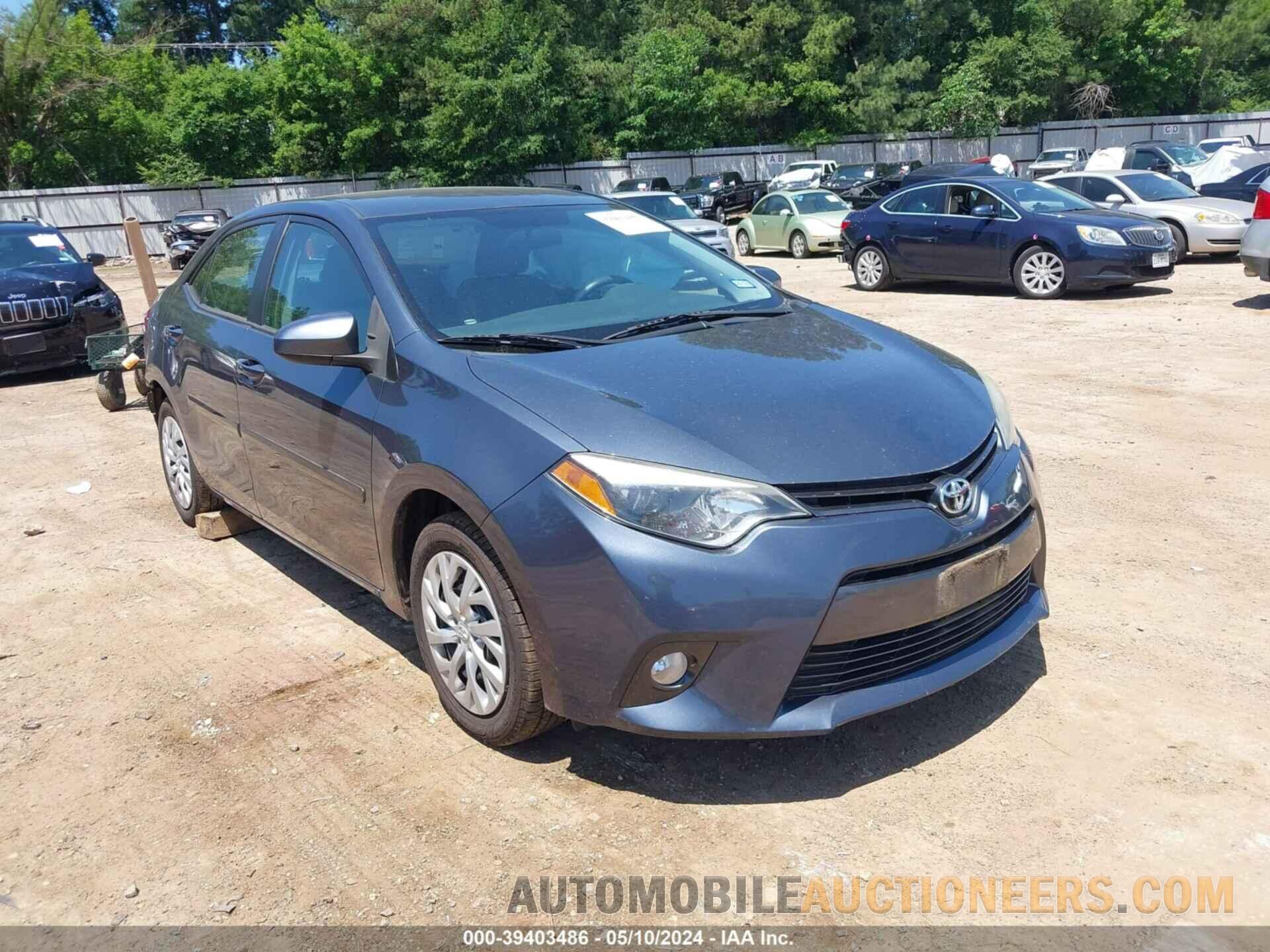 5YFBURHE0GP448739 TOYOTA COROLLA 2016