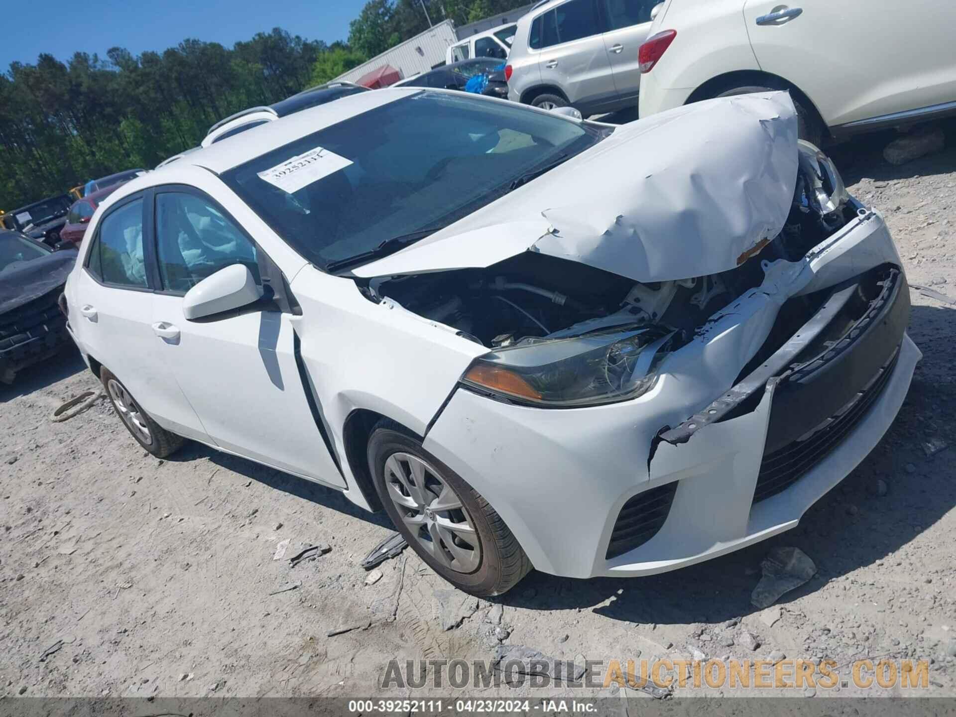 5YFBURHE0GP458395 TOYOTA COROLLA 2016