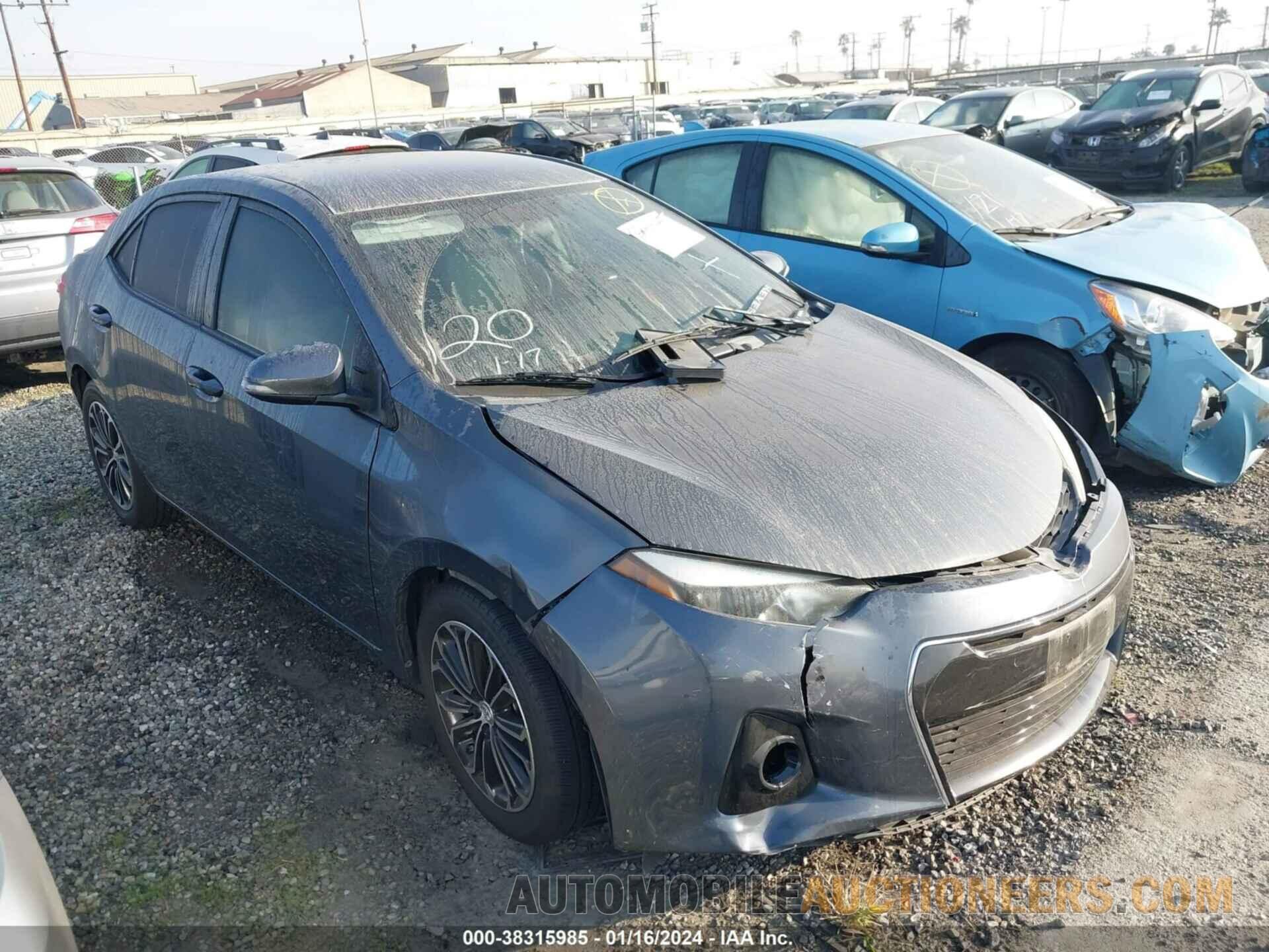 5YFBURHE0GP493101 TOYOTA COROLLA 2016