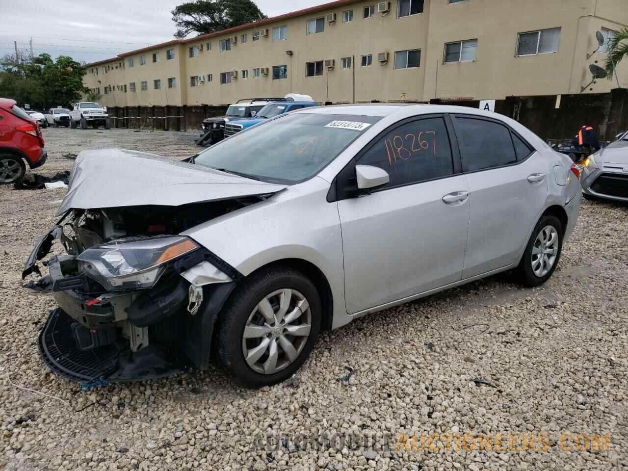 5YFBURHE0GP493809 TOYOTA COROLLA 2016