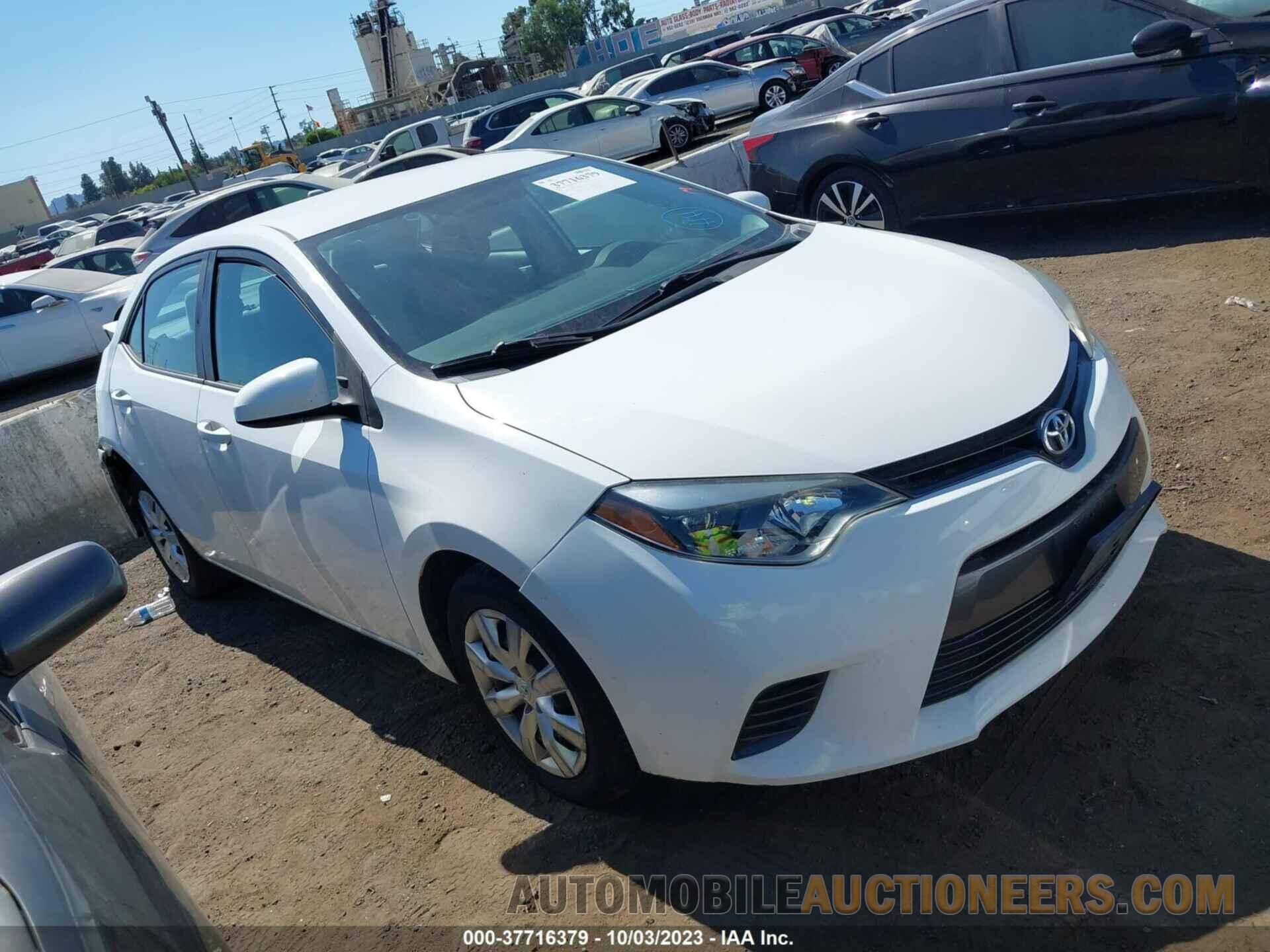 5YFBURHE0GP506123 TOYOTA COROLLA 2016