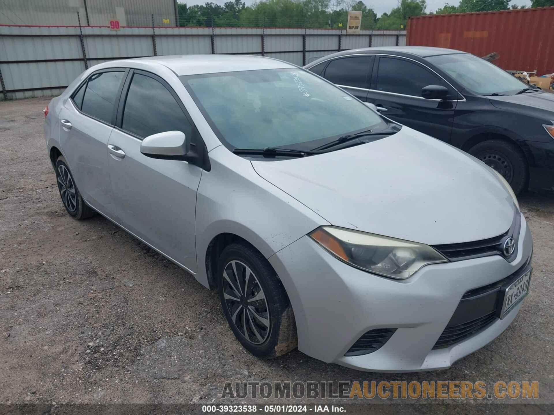 5YFBURHE0GP512035 TOYOTA COROLLA 2016