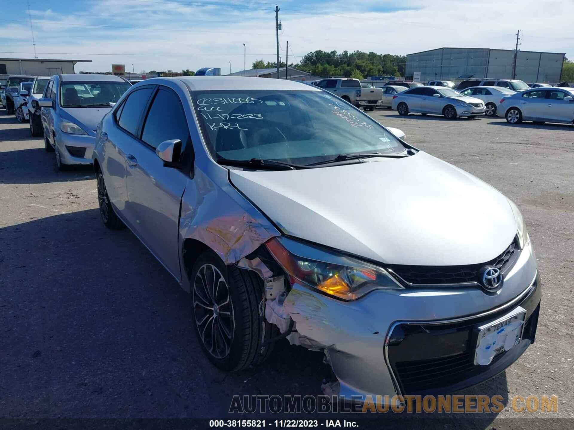 5YFBURHE0GP513380 TOYOTA COROLLA 2016