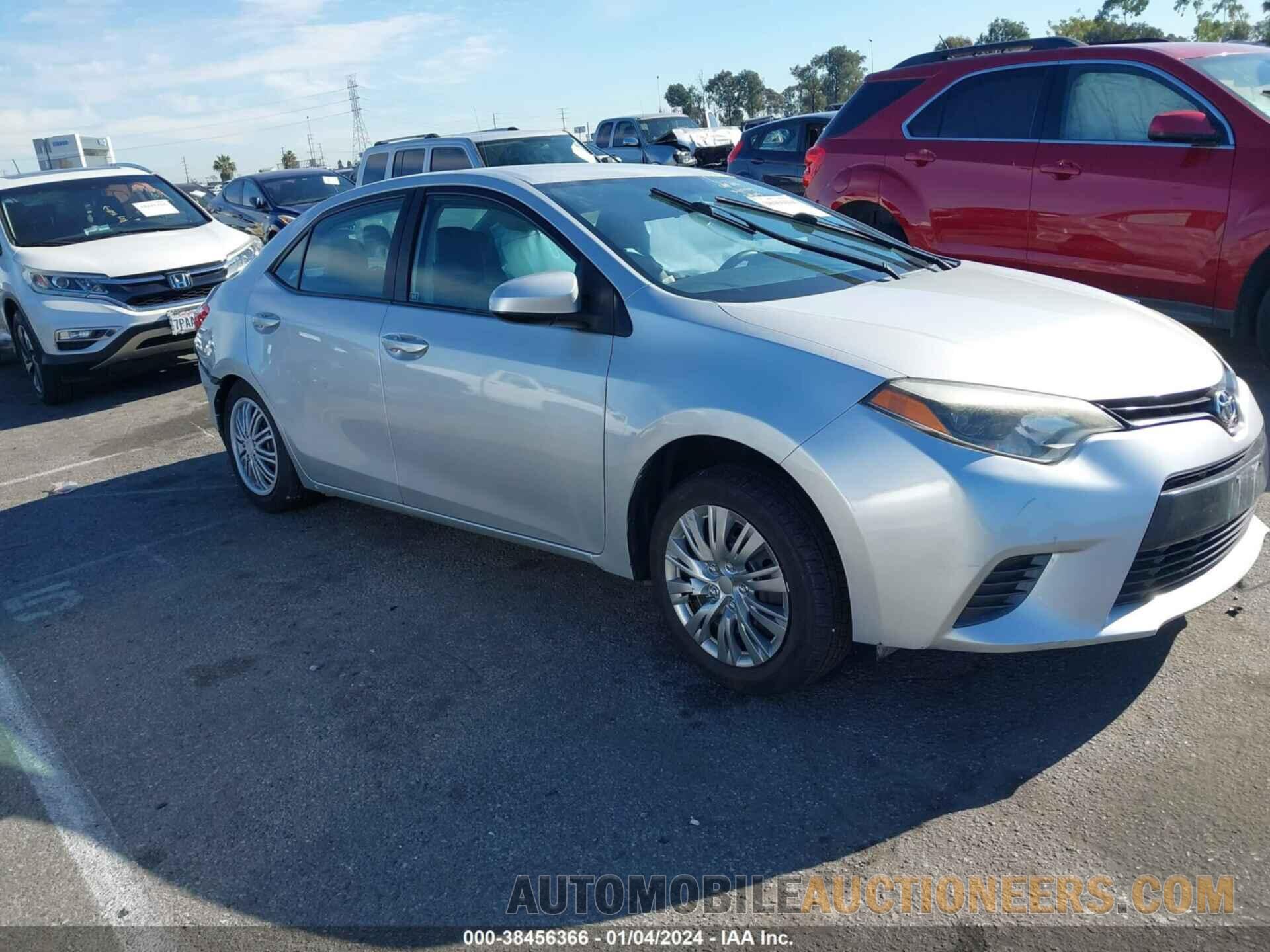 5YFBURHE0GP521009 TOYOTA COROLLA 2016