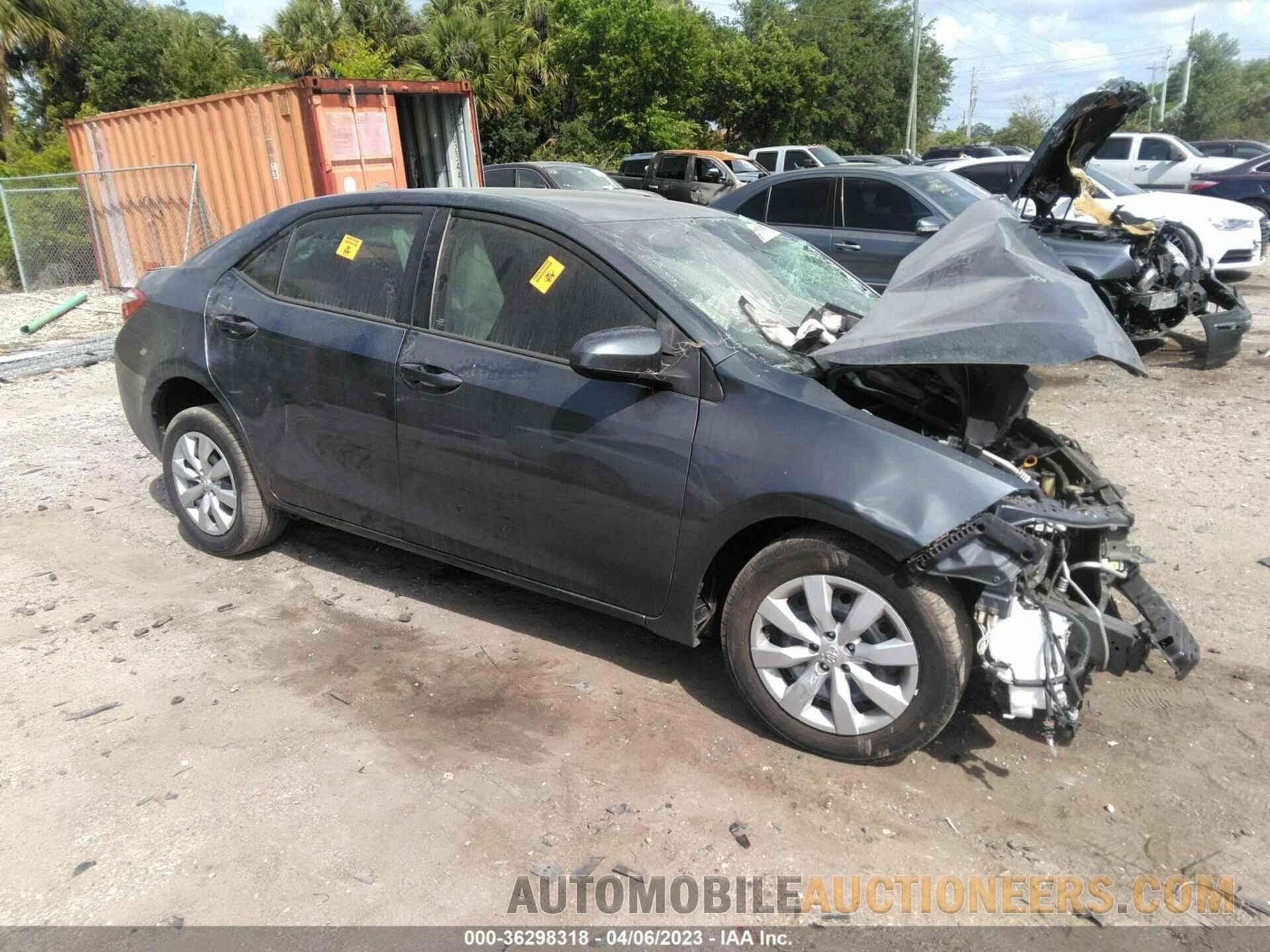 5YFBURHE0GP537839 TOYOTA COROLLA 2016