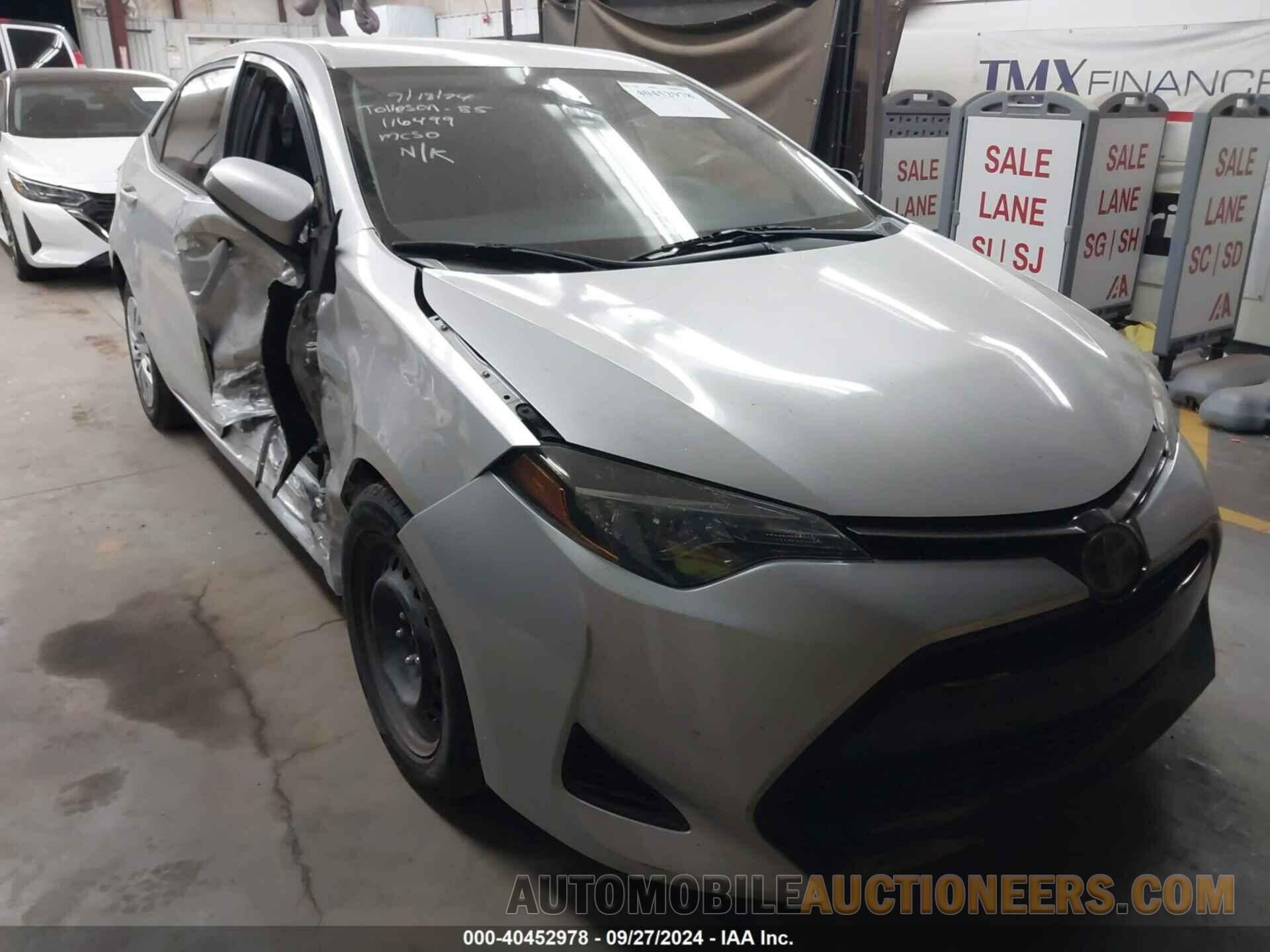 5YFBURHE0JP854754 TOYOTA COROLLA 2018