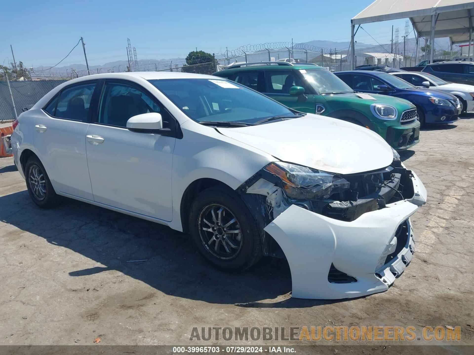 5YFBURHE0KP882443 TOYOTA COROLLA 2019