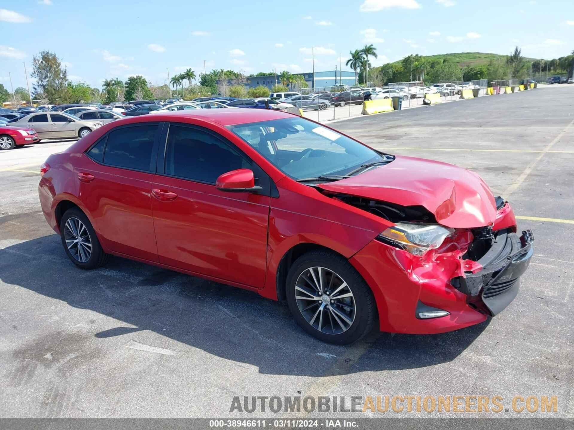 5YFBURHE0KP884399 TOYOTA COROLLA 2019