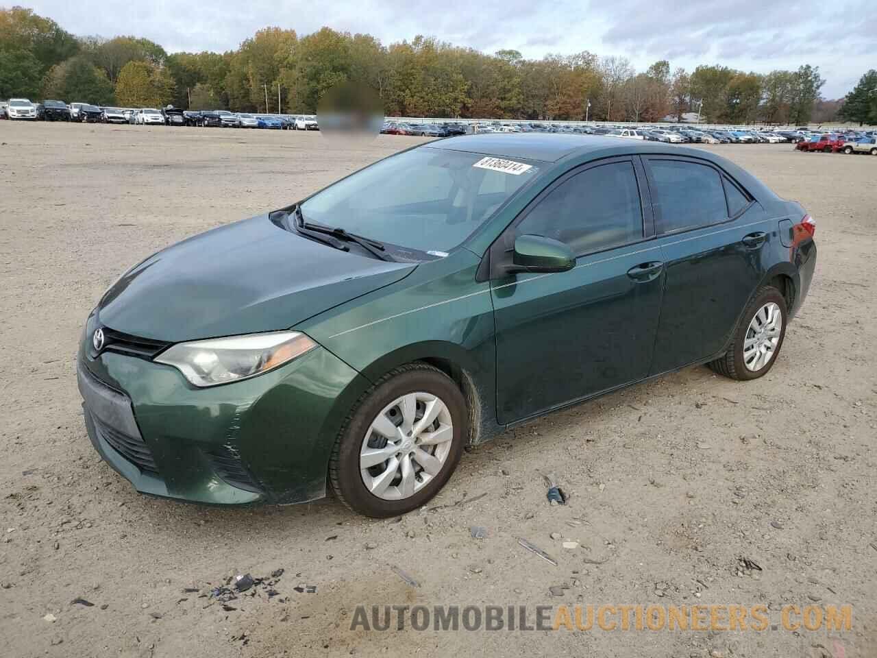 5YFBURHE1EP009191 TOYOTA COROLLA 2014