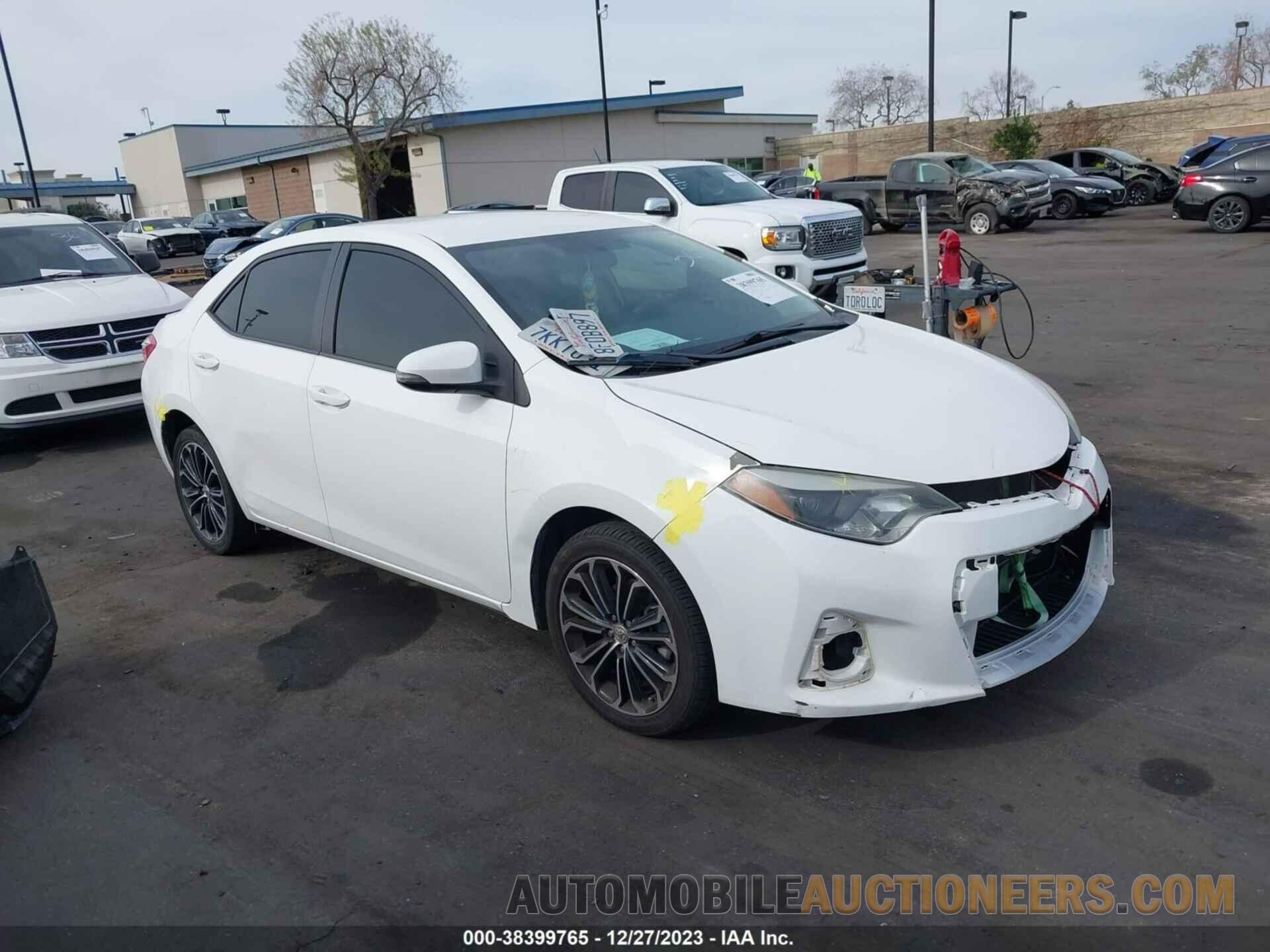 5YFBURHE1FP191539 TOYOTA COROLLA 2015