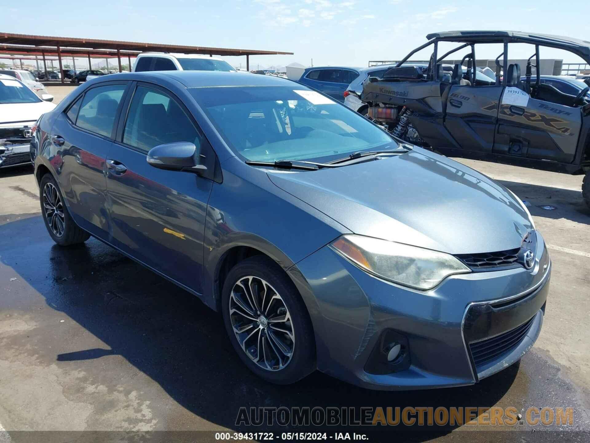 5YFBURHE1FP194831 TOYOTA COROLLA 2015