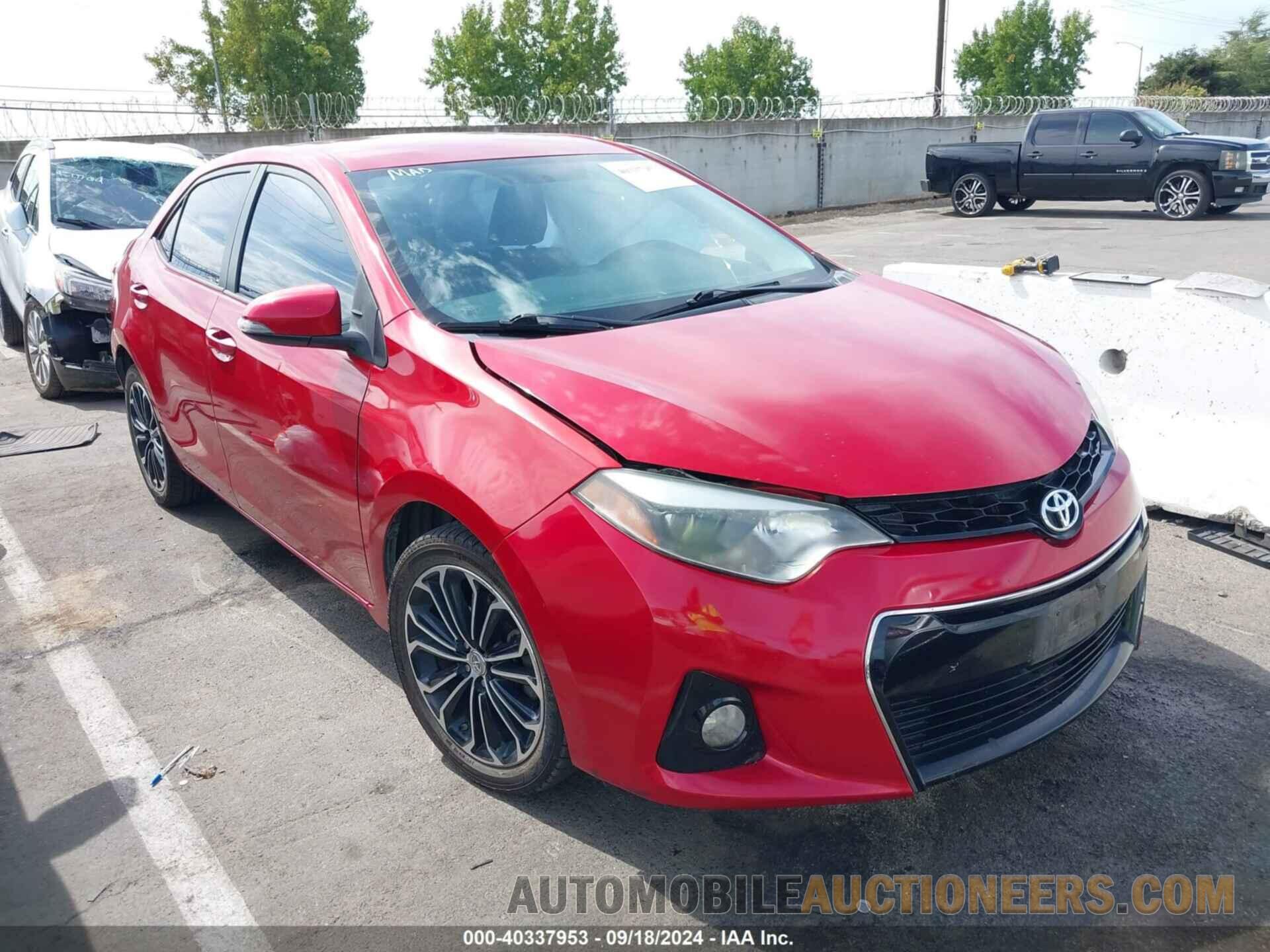 5YFBURHE1FP232462 TOYOTA COROLLA 2015