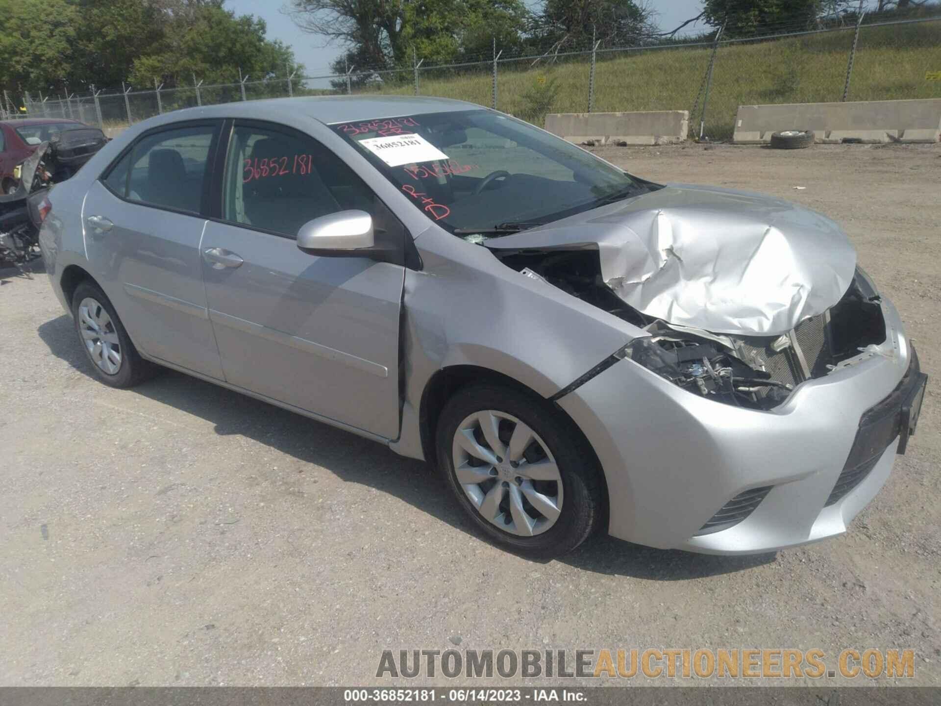 5YFBURHE1FP237791 TOYOTA COROLLA 2015