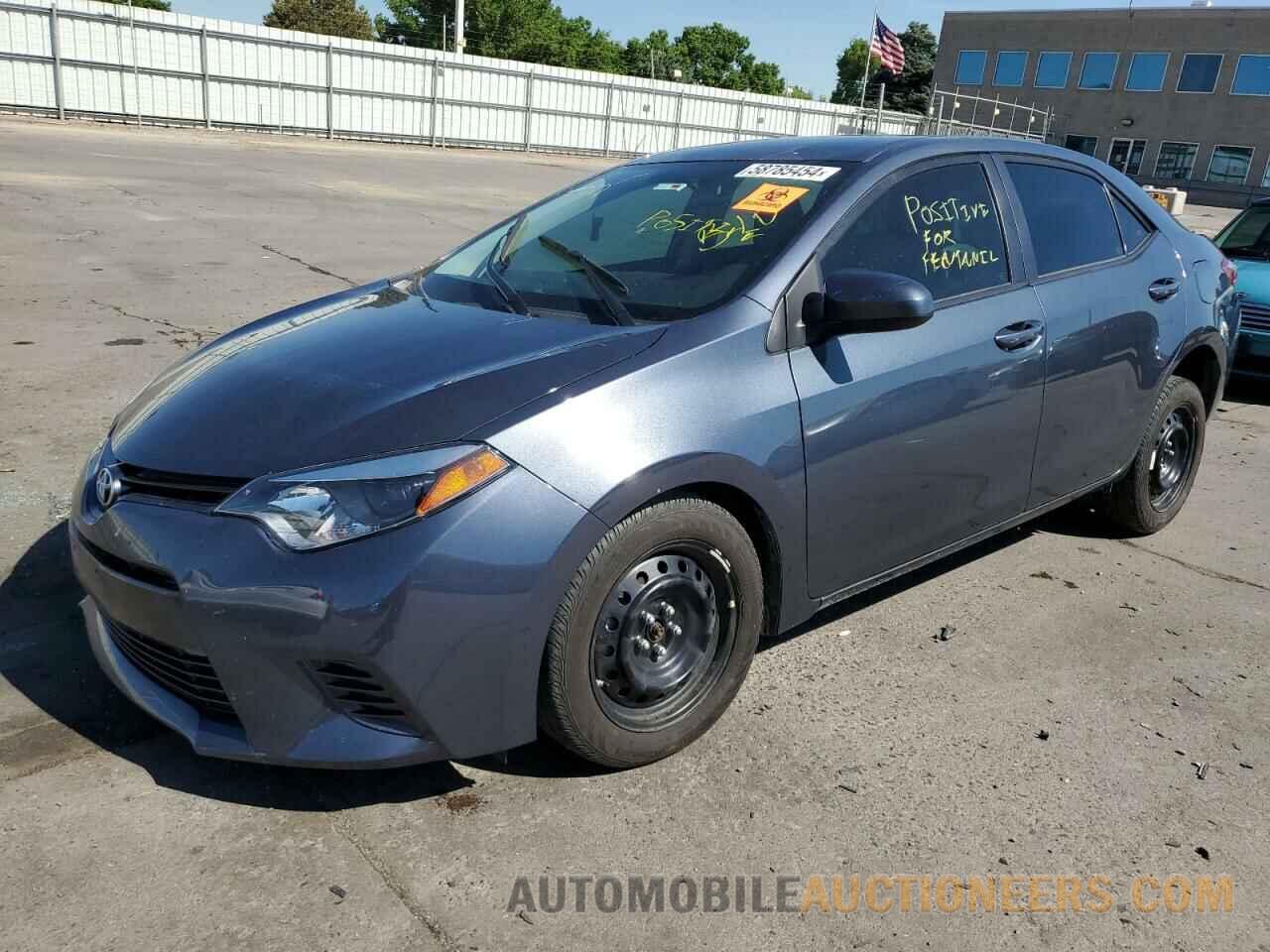 5YFBURHE1FP247186 TOYOTA COROLLA 2015