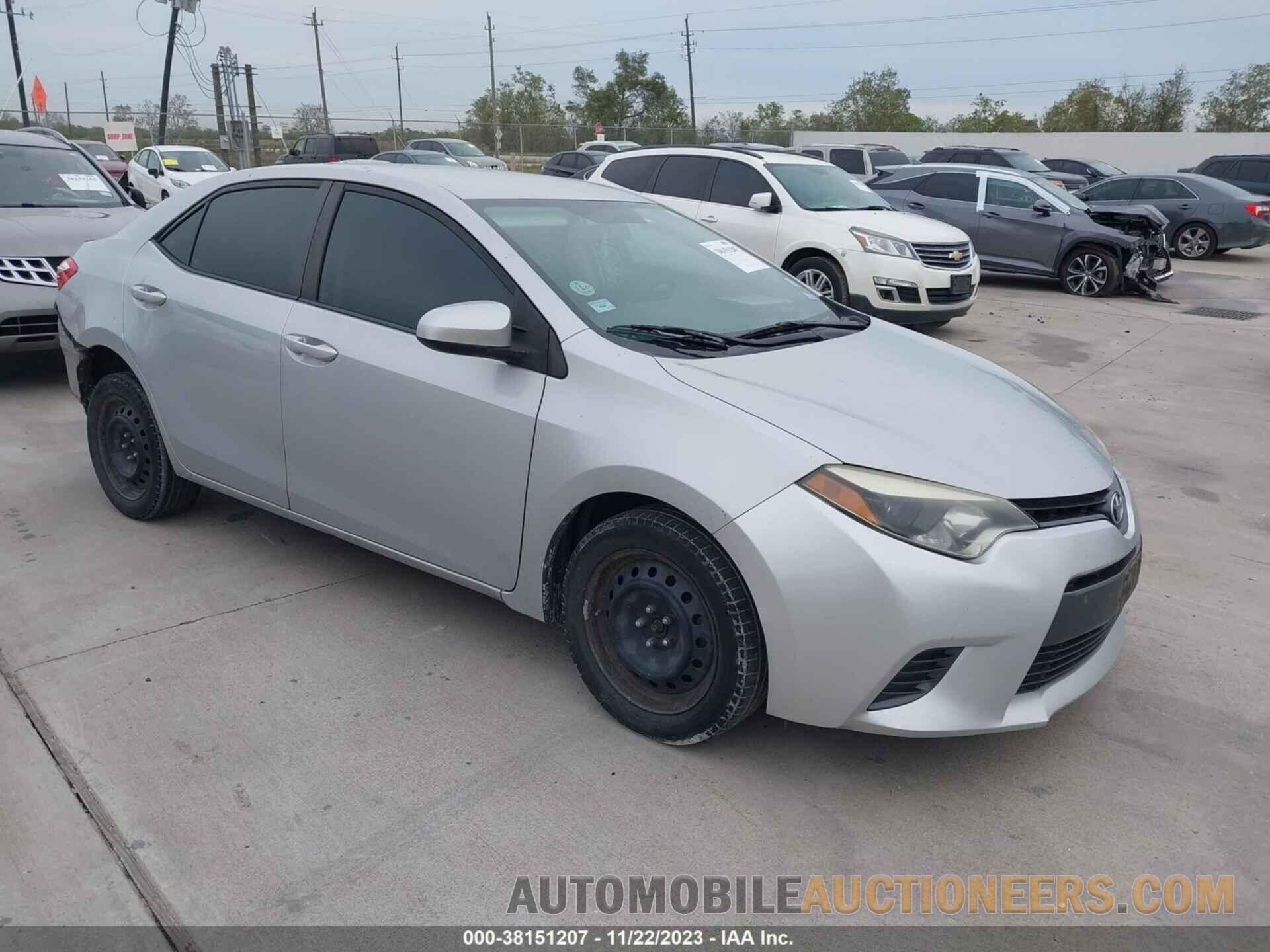 5YFBURHE1FP257152 TOYOTA COROLLA 2015