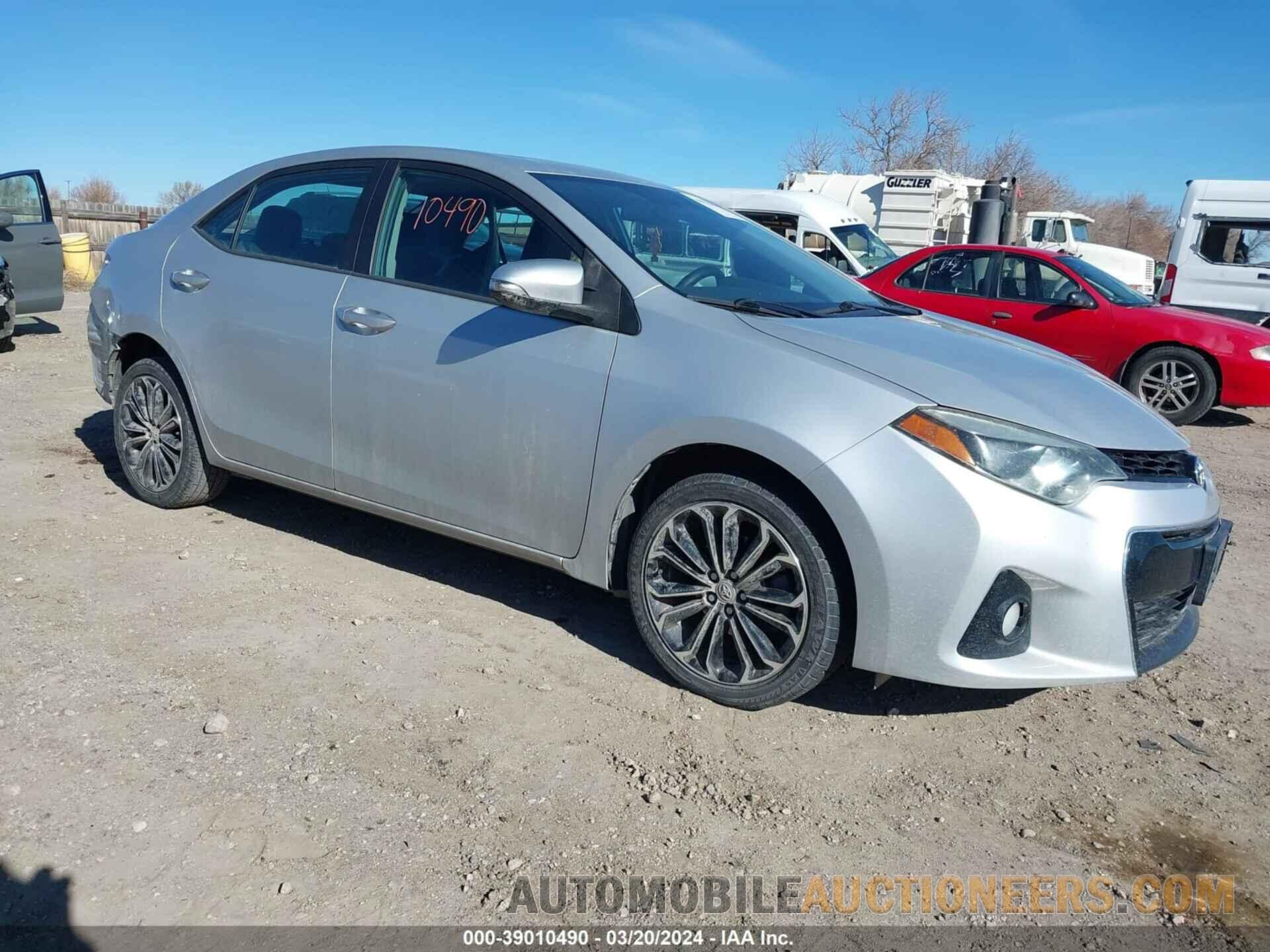 5YFBURHE1FP262674 TOYOTA COROLLA 2015