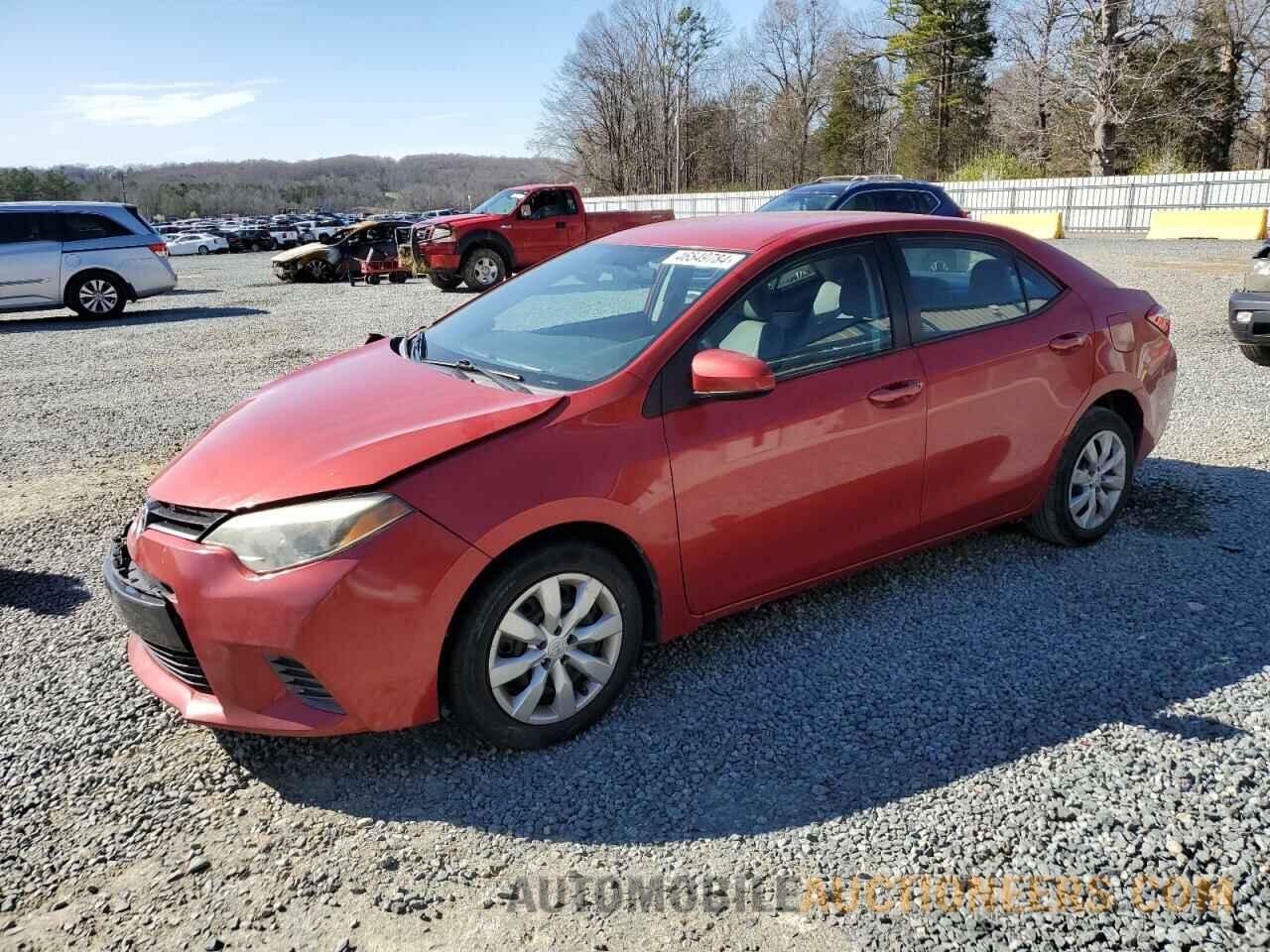 5YFBURHE1FP267793 TOYOTA COROLLA 2015