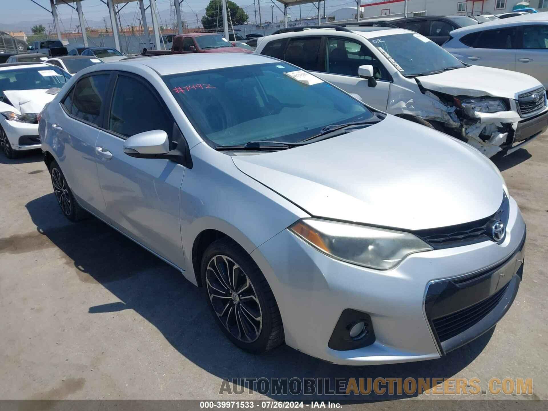 5YFBURHE1FP268085 TOYOTA COROLLA 2015