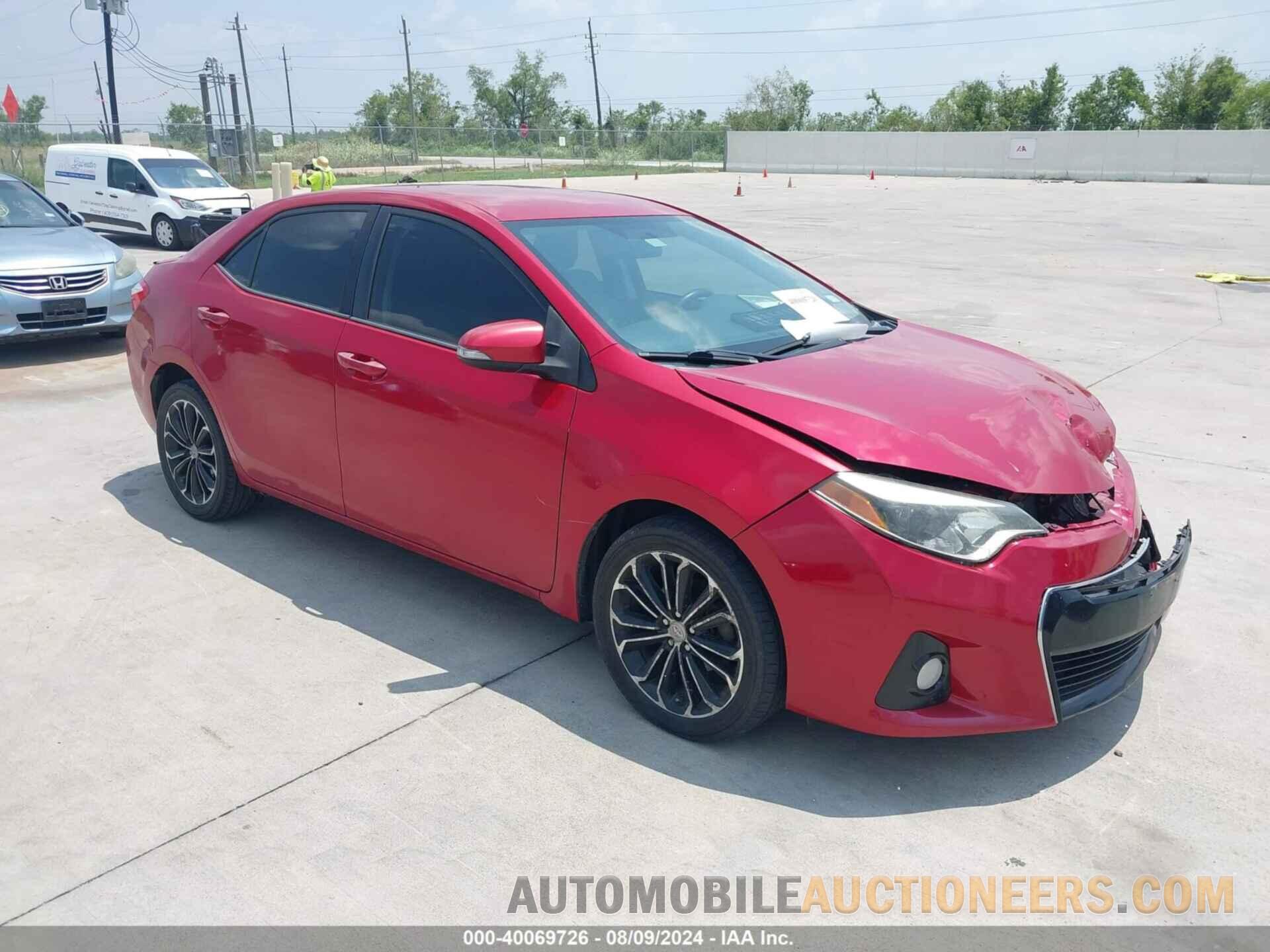 5YFBURHE1FP279412 TOYOTA COROLLA 2015