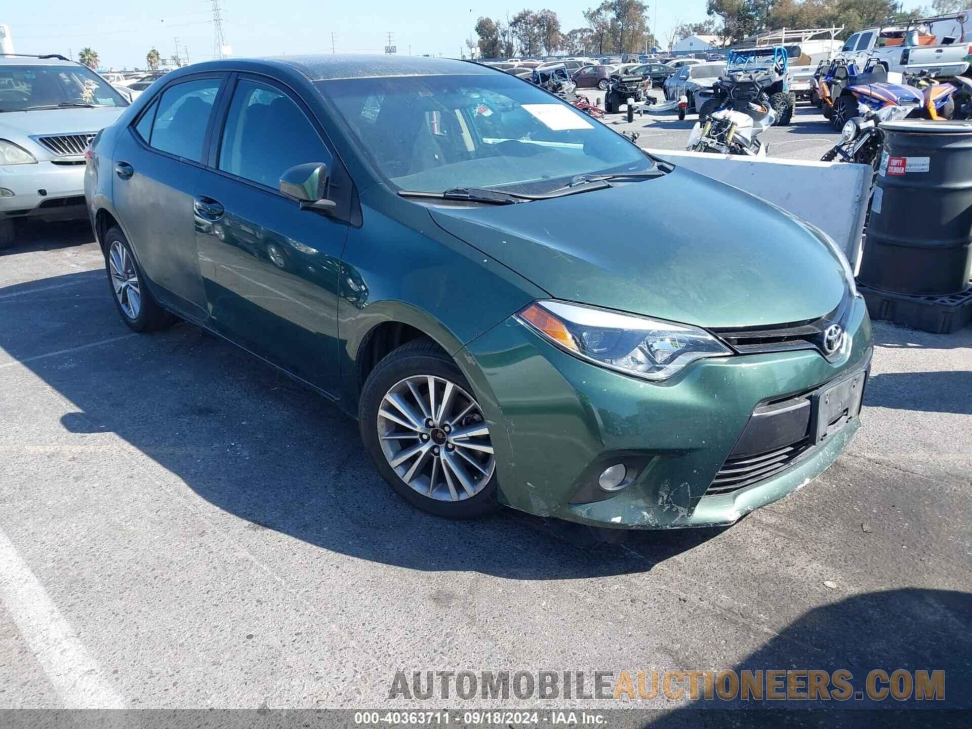 5YFBURHE1FP292905 TOYOTA COROLLA 2015