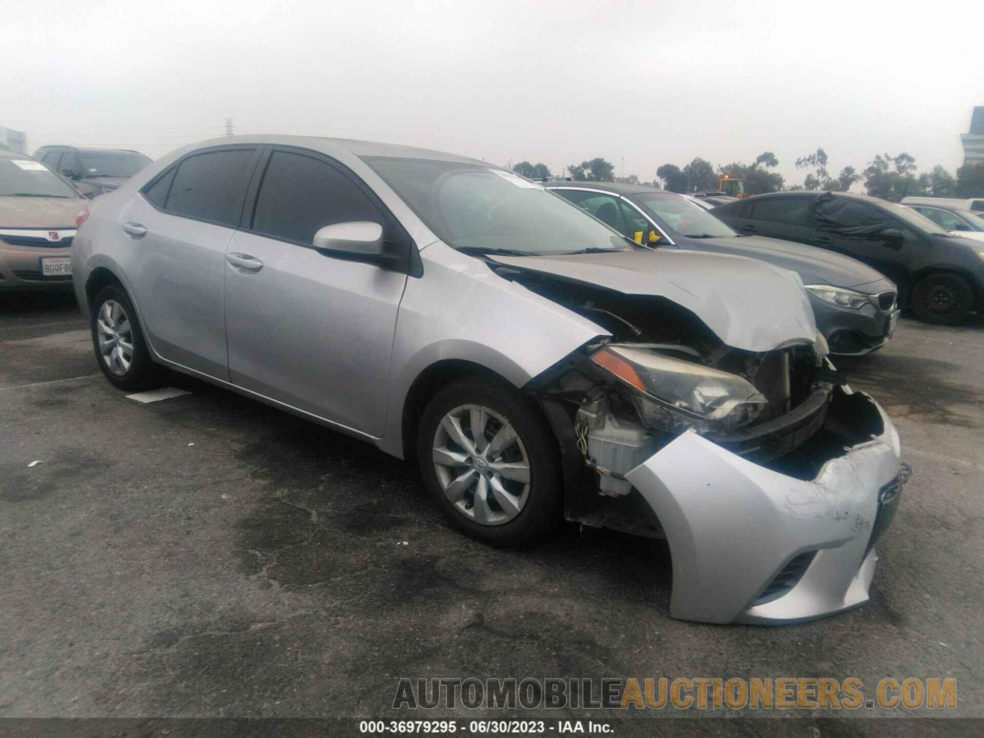 5YFBURHE1FP296534 TOYOTA COROLLA 2015