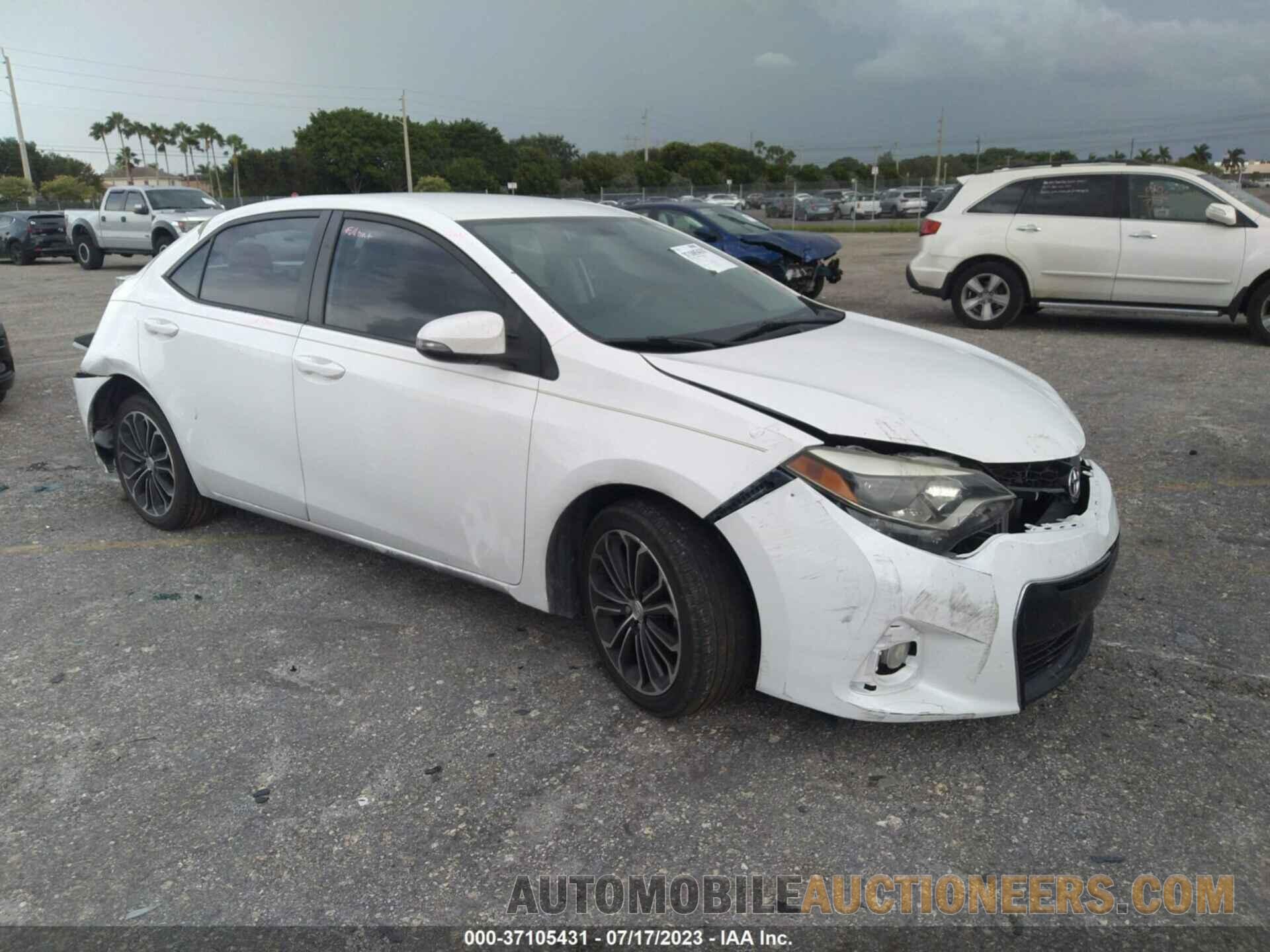 5YFBURHE1FP296744 TOYOTA COROLLA 2015