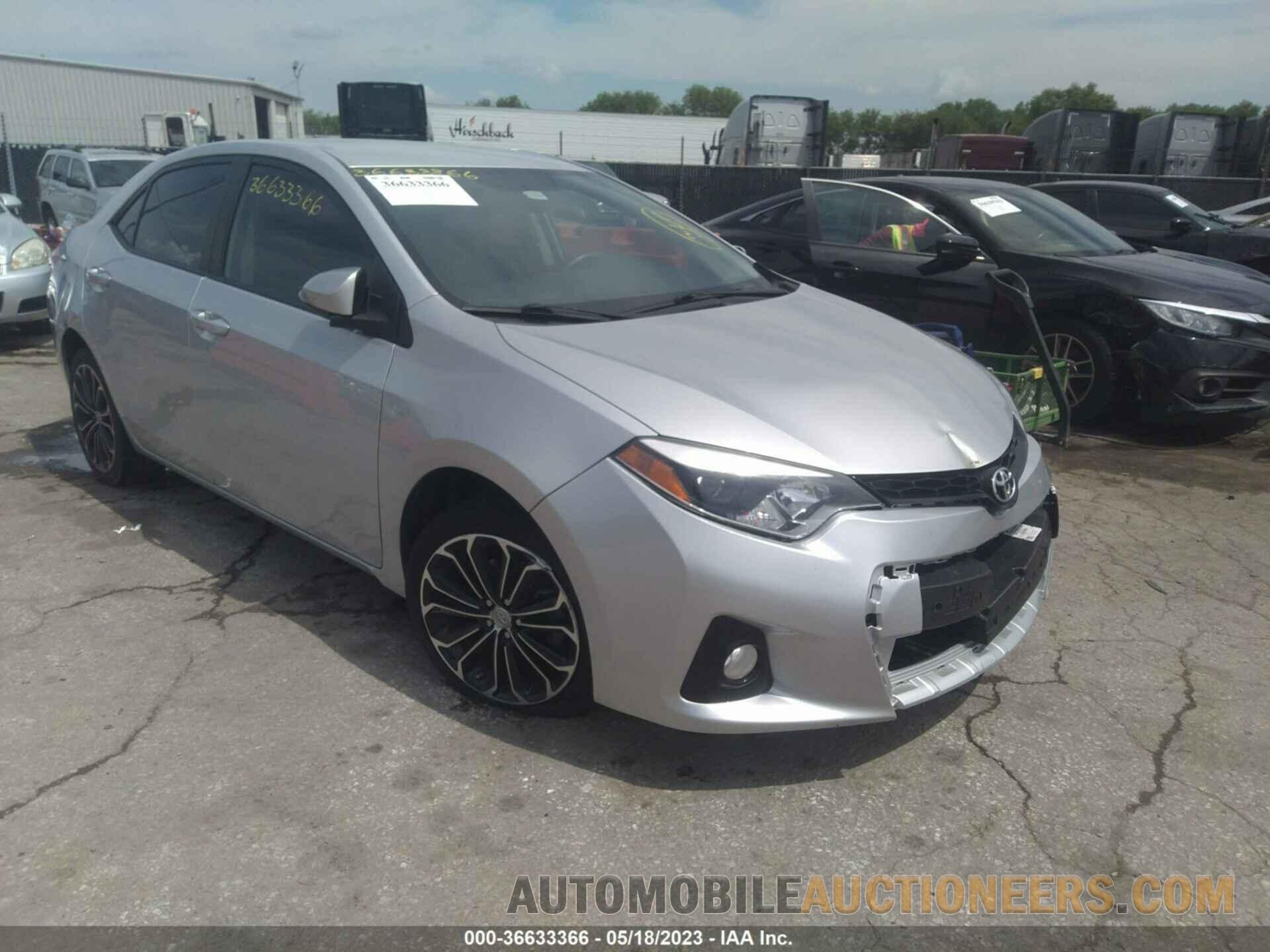 5YFBURHE1FP302137 TOYOTA COROLLA 2015