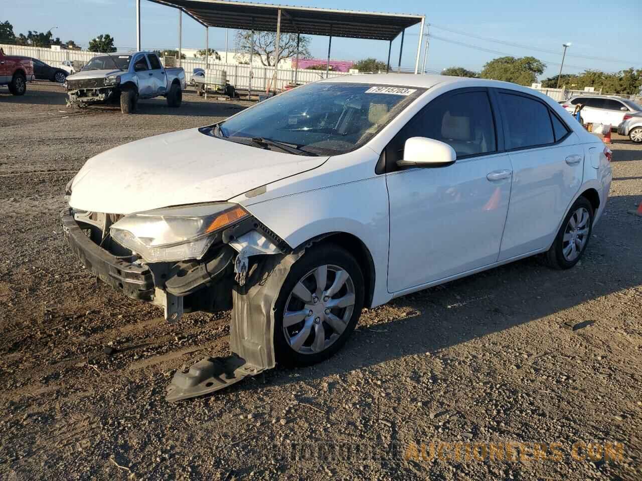 5YFBURHE1FP324493 TOYOTA COROLLA 2015