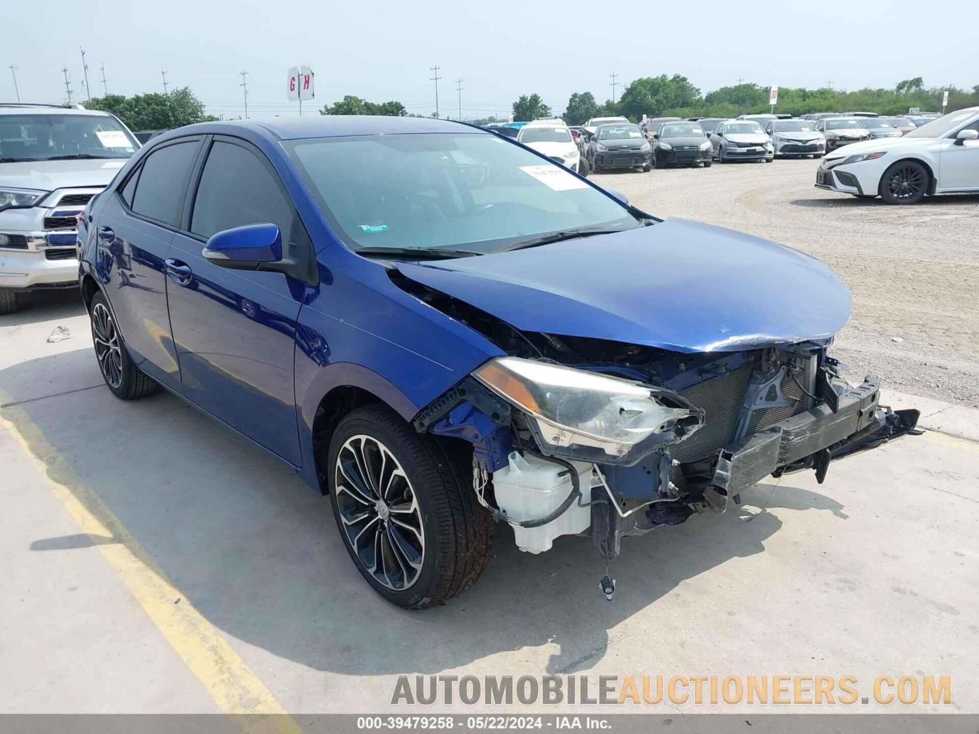 5YFBURHE1FP326437 TOYOTA COROLLA 2015