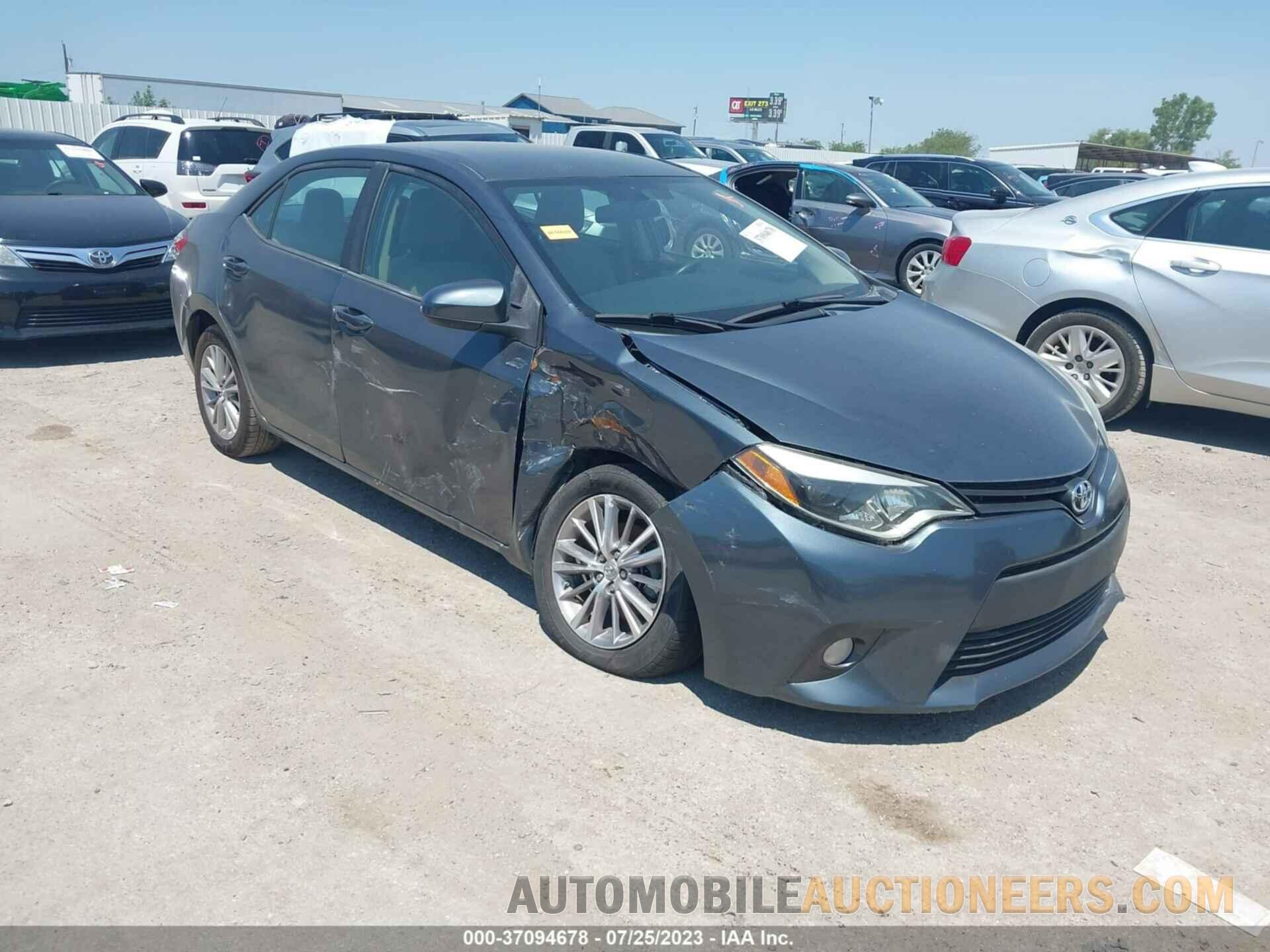 5YFBURHE1FP326938 TOYOTA COROLLA 2015