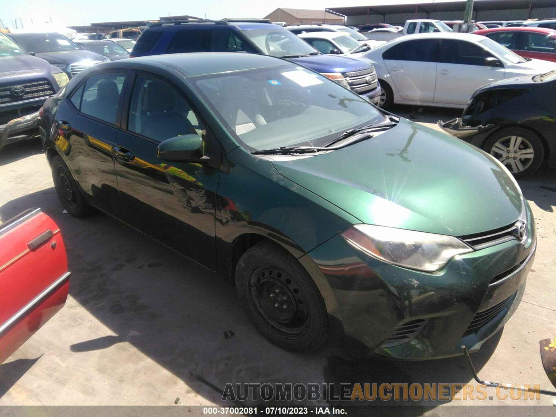 5YFBURHE1FP327278 TOYOTA COROLLA 2015