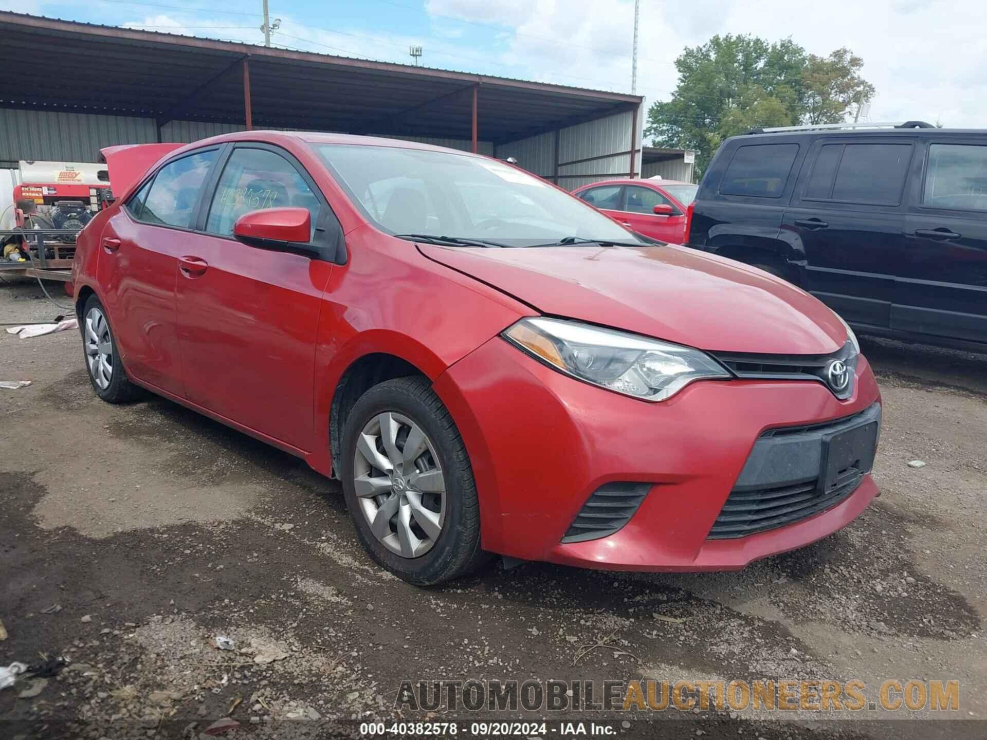 5YFBURHE1FP333923 TOYOTA COROLLA 2015