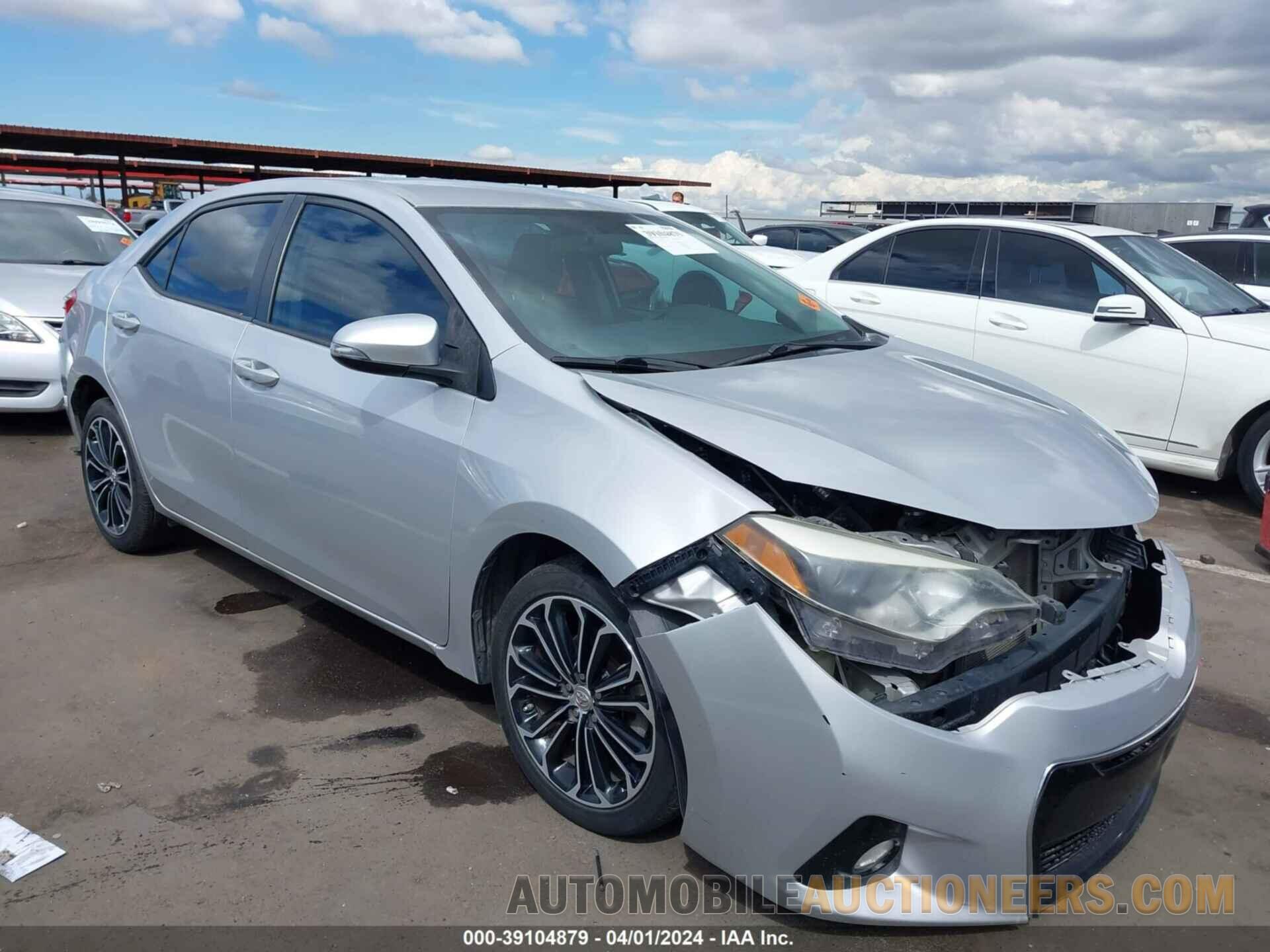 5YFBURHE1FP339608 TOYOTA COROLLA 2015