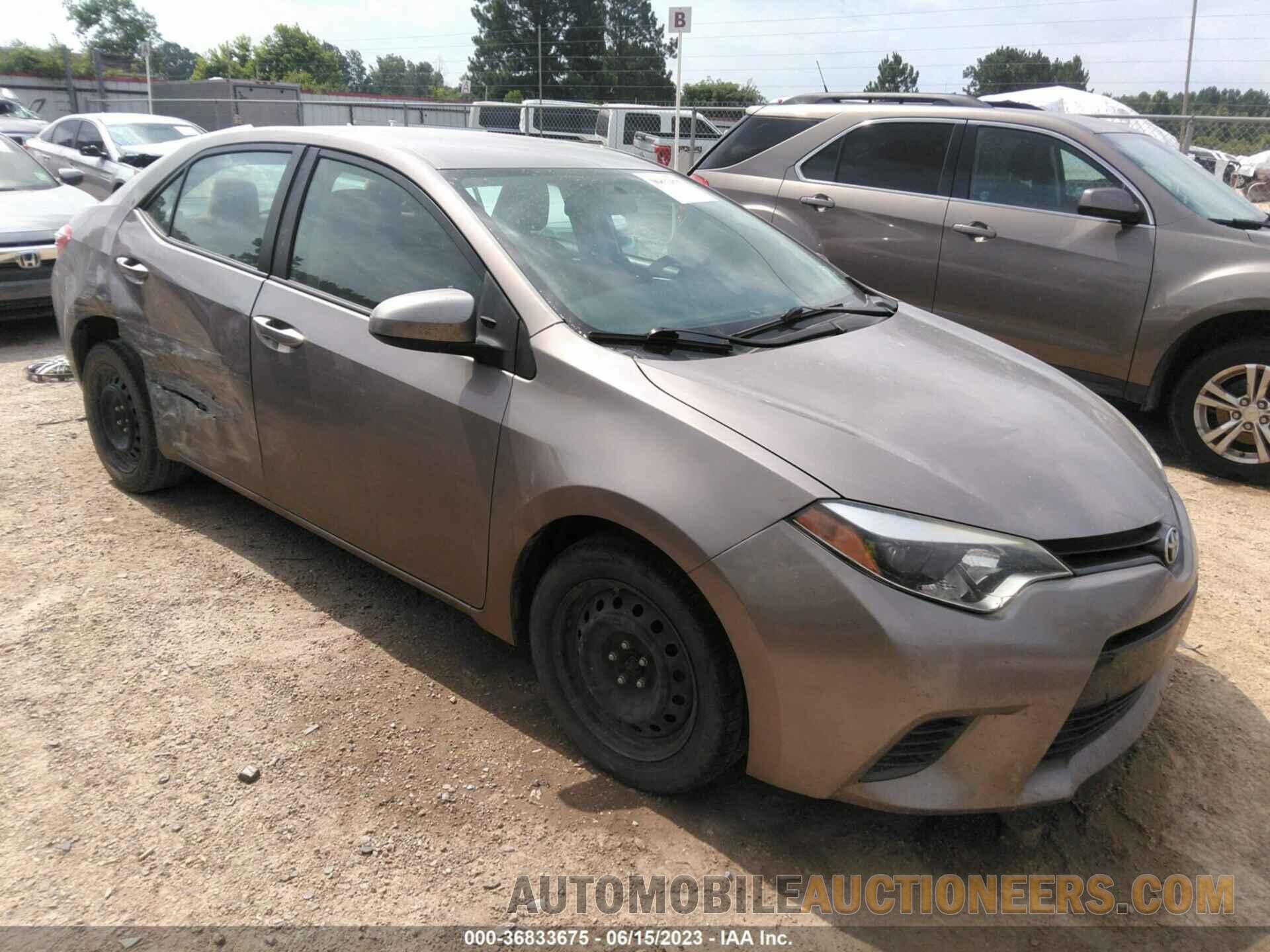 5YFBURHE1FP346154 TOYOTA COROLLA 2015