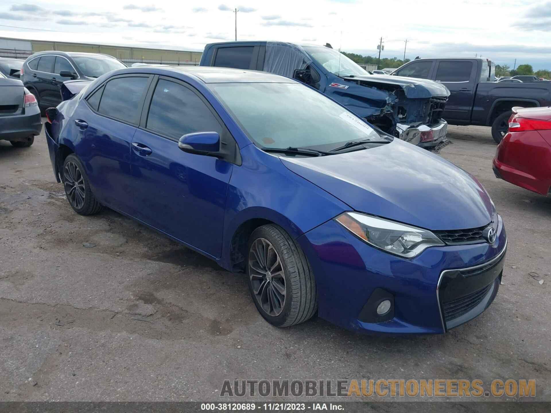 5YFBURHE1FP346848 TOYOTA COROLLA 2015