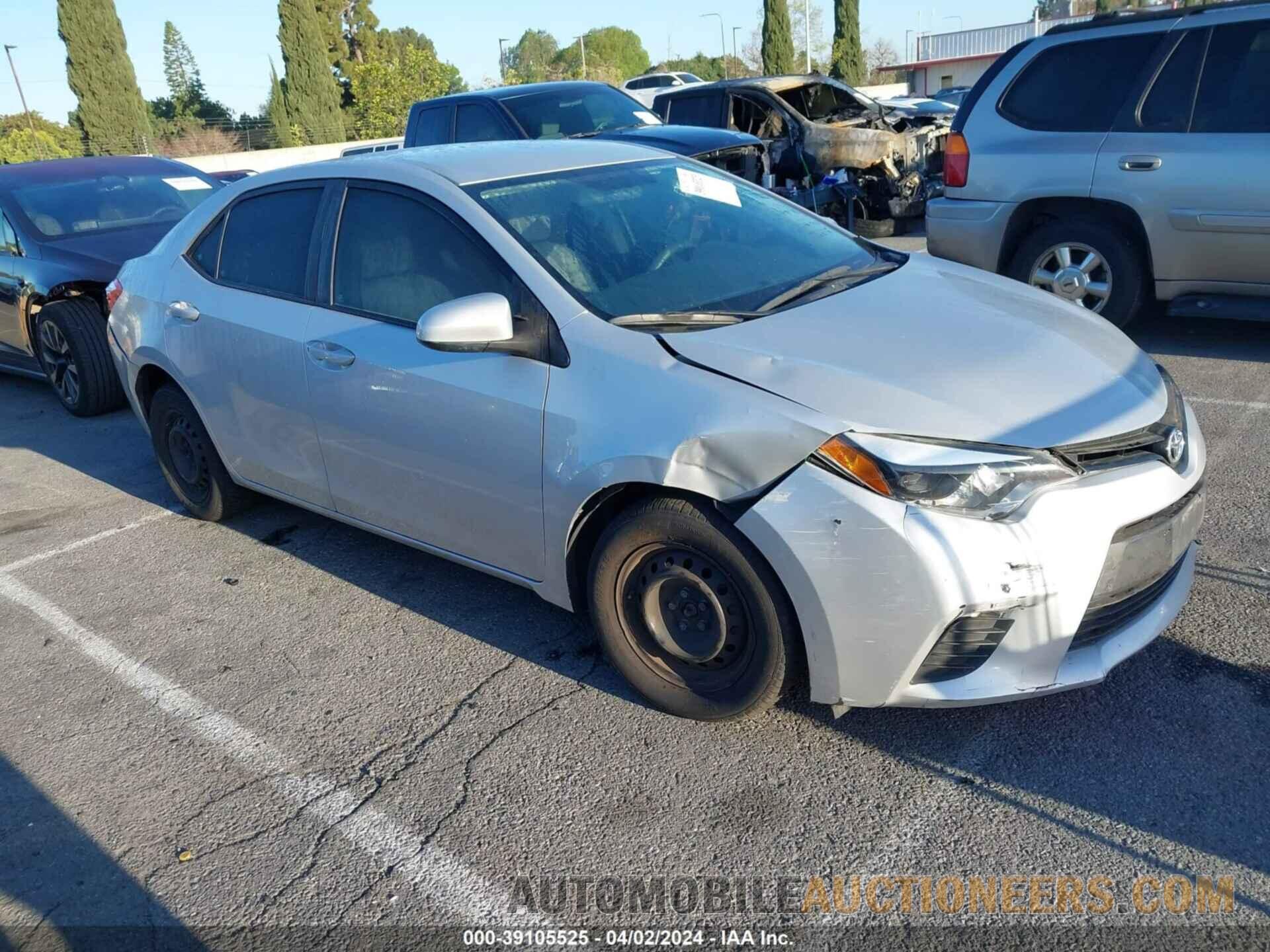 5YFBURHE1FP354576 TOYOTA COROLLA 2015