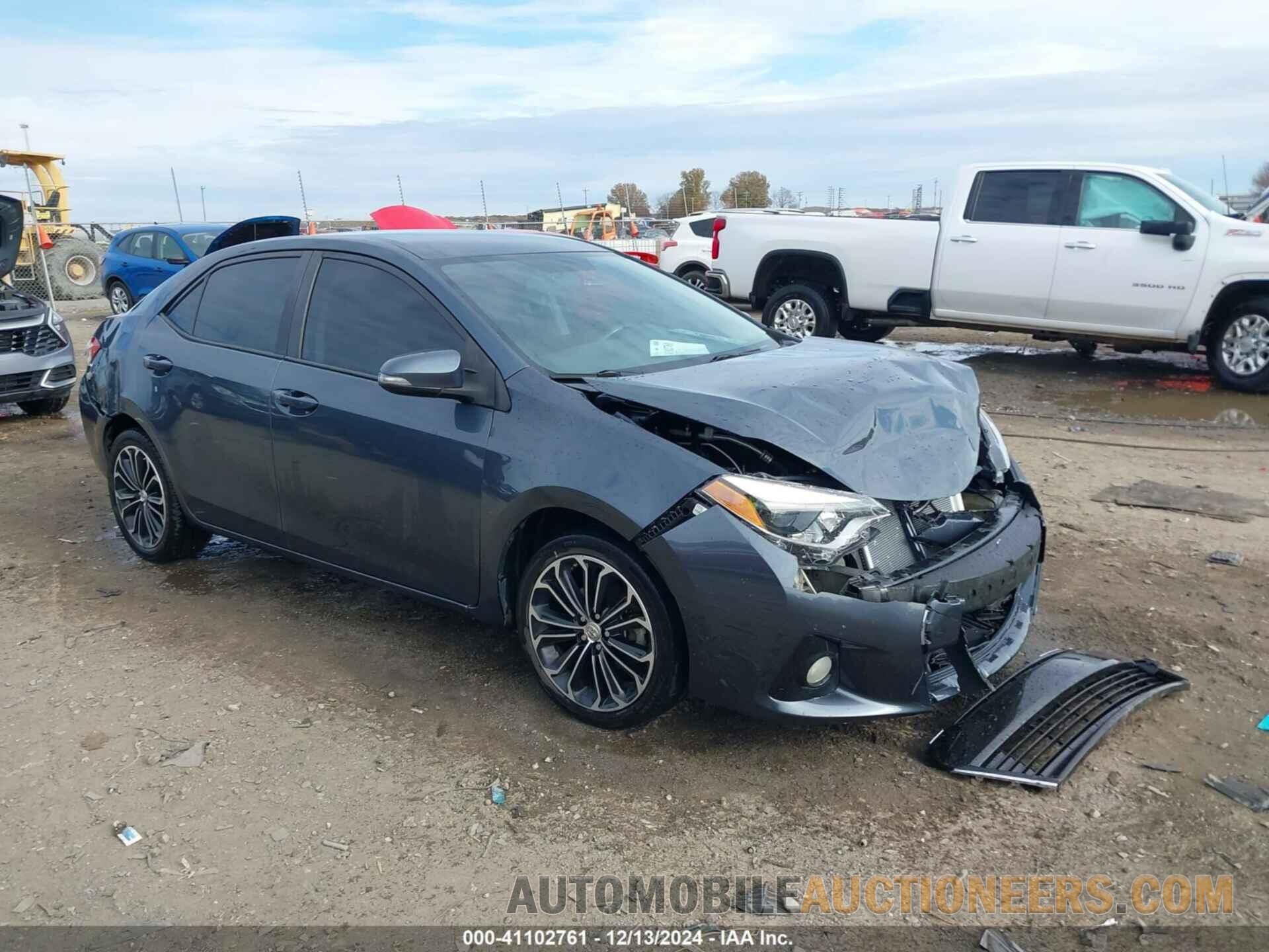 5YFBURHE1GP370648 TOYOTA COROLLA 2016