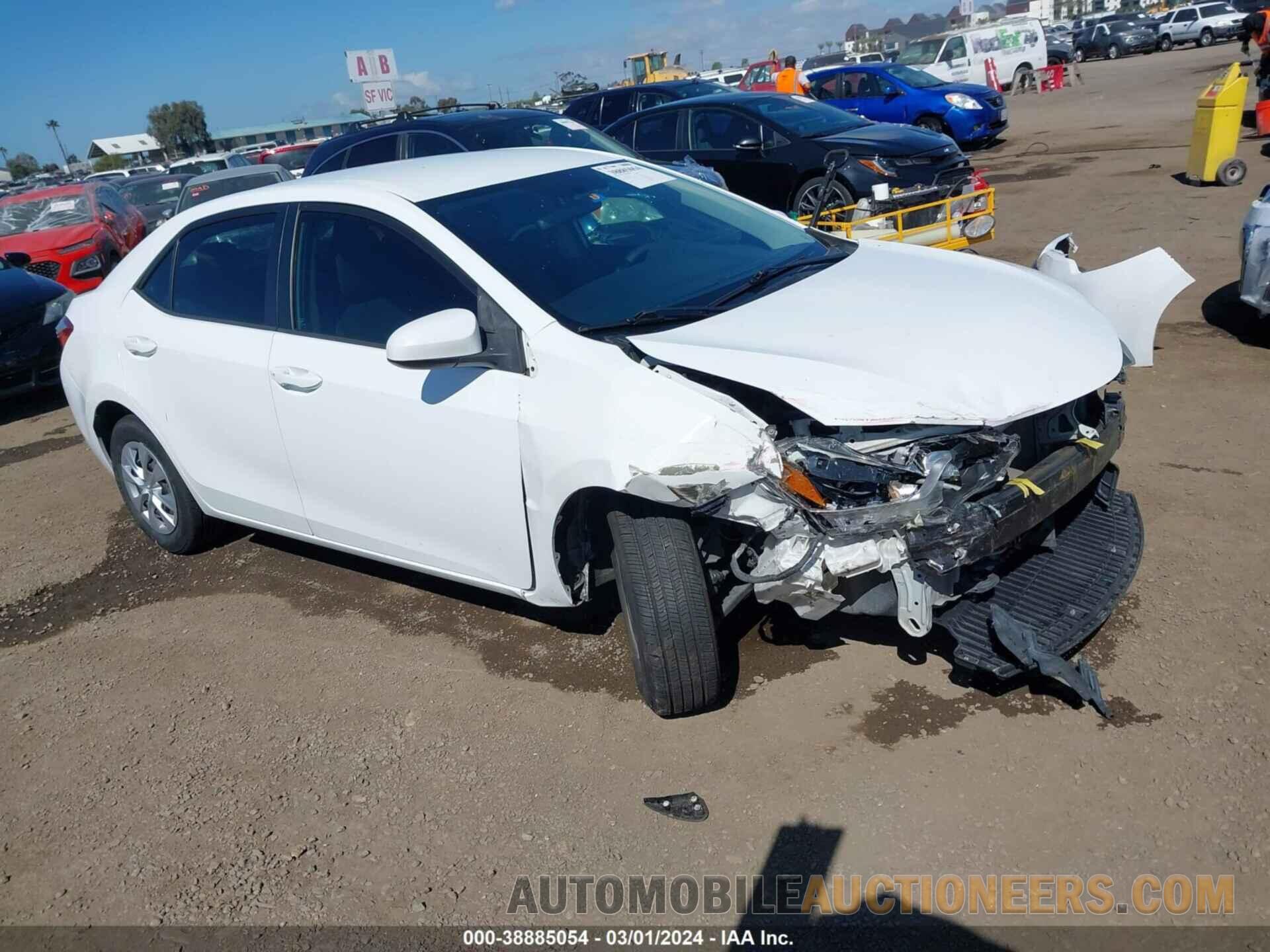 5YFBURHE1GP378541 TOYOTA COROLLA 2016