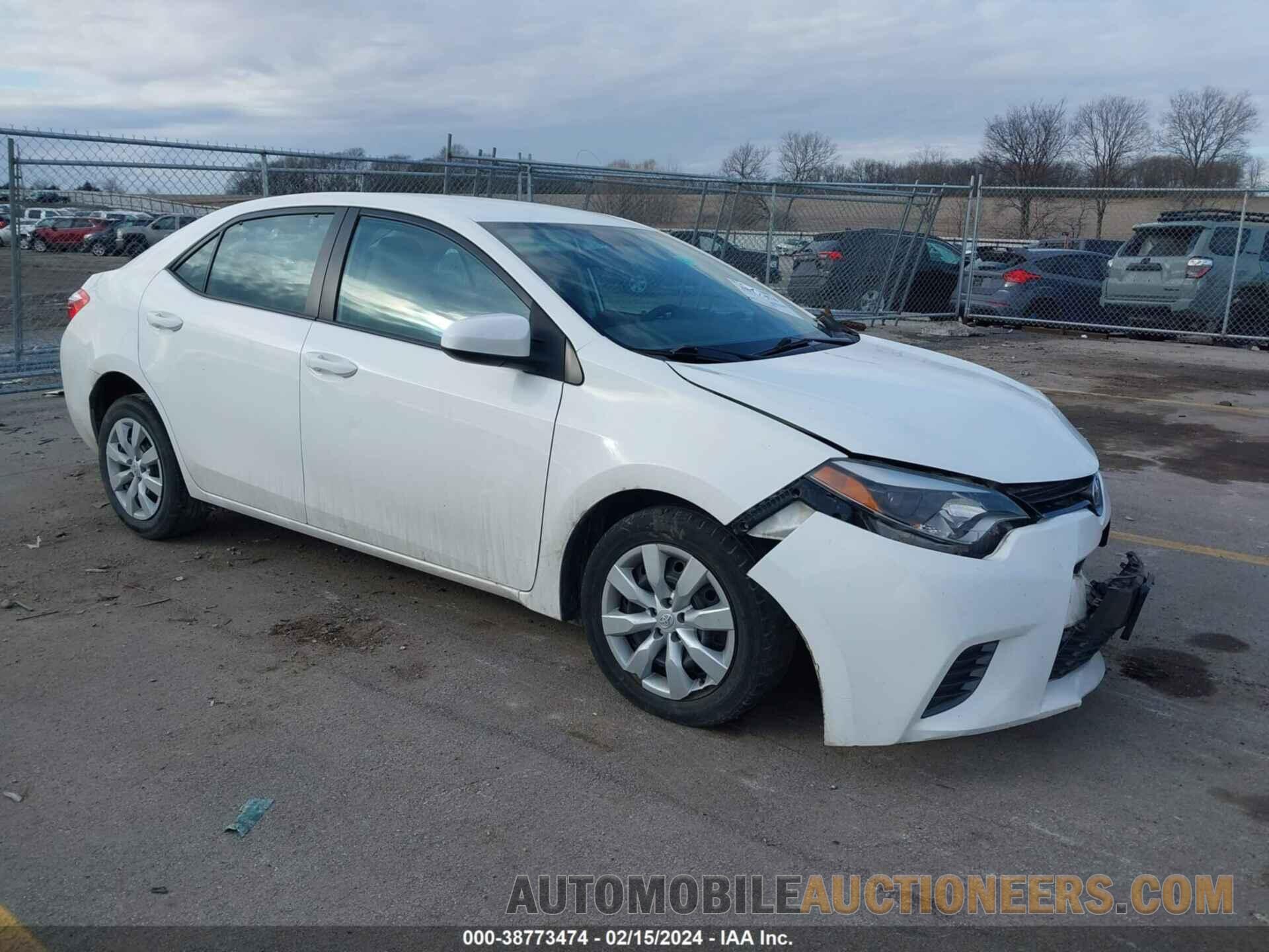 5YFBURHE1GP398269 TOYOTA COROLLA 2016