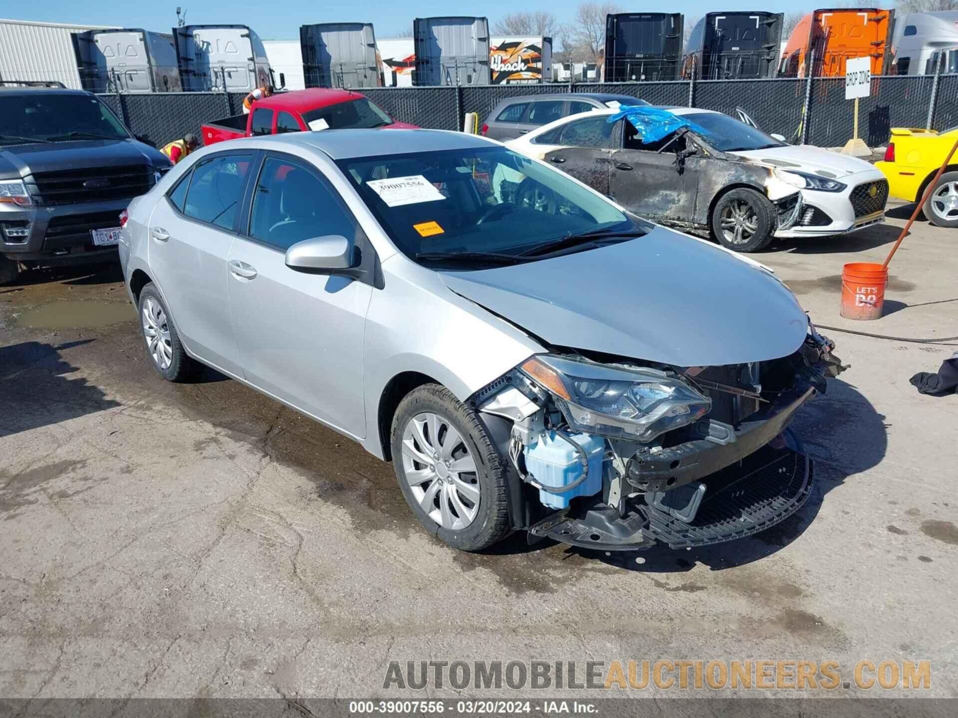 5YFBURHE1GP416589 TOYOTA COROLLA 2016