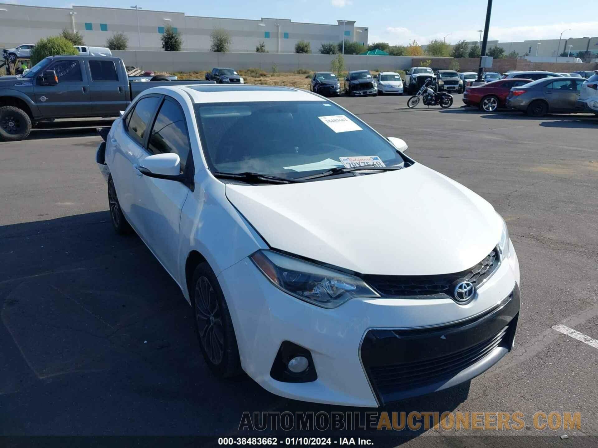 5YFBURHE1GP481569 TOYOTA COROLLA 2016