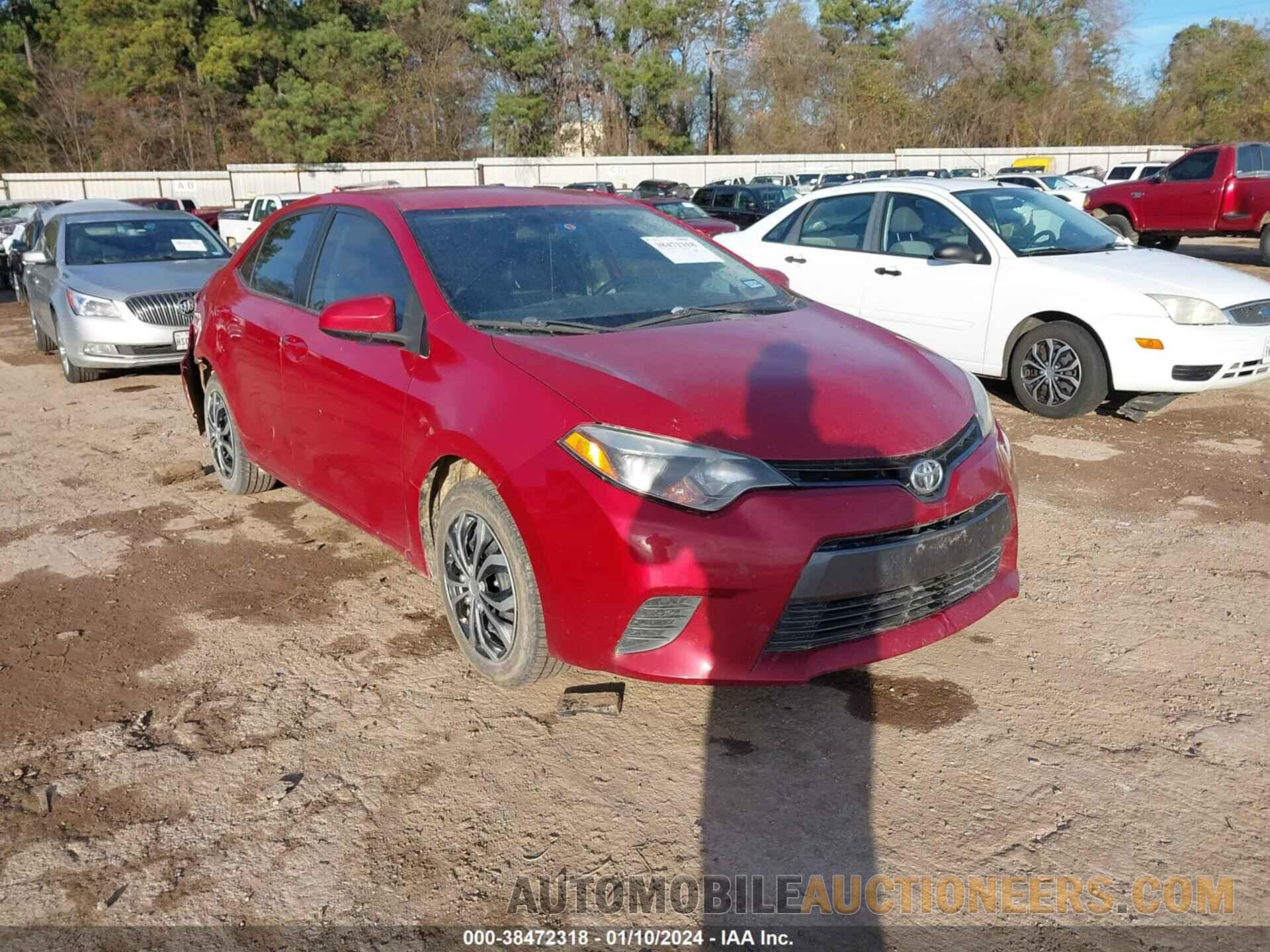 5YFBURHE1GP494063 TOYOTA COROLLA 2016