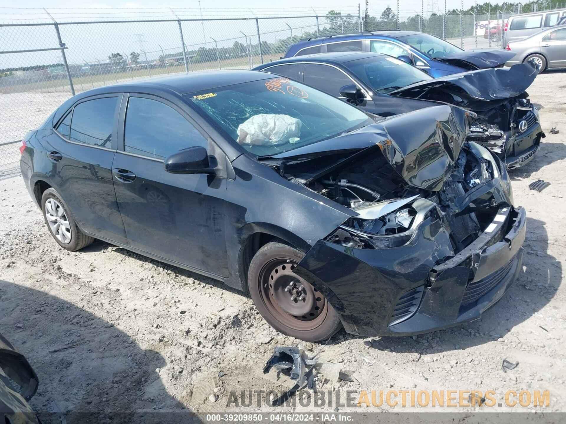 5YFBURHE1GP514165 TOYOTA COROLLA 2016