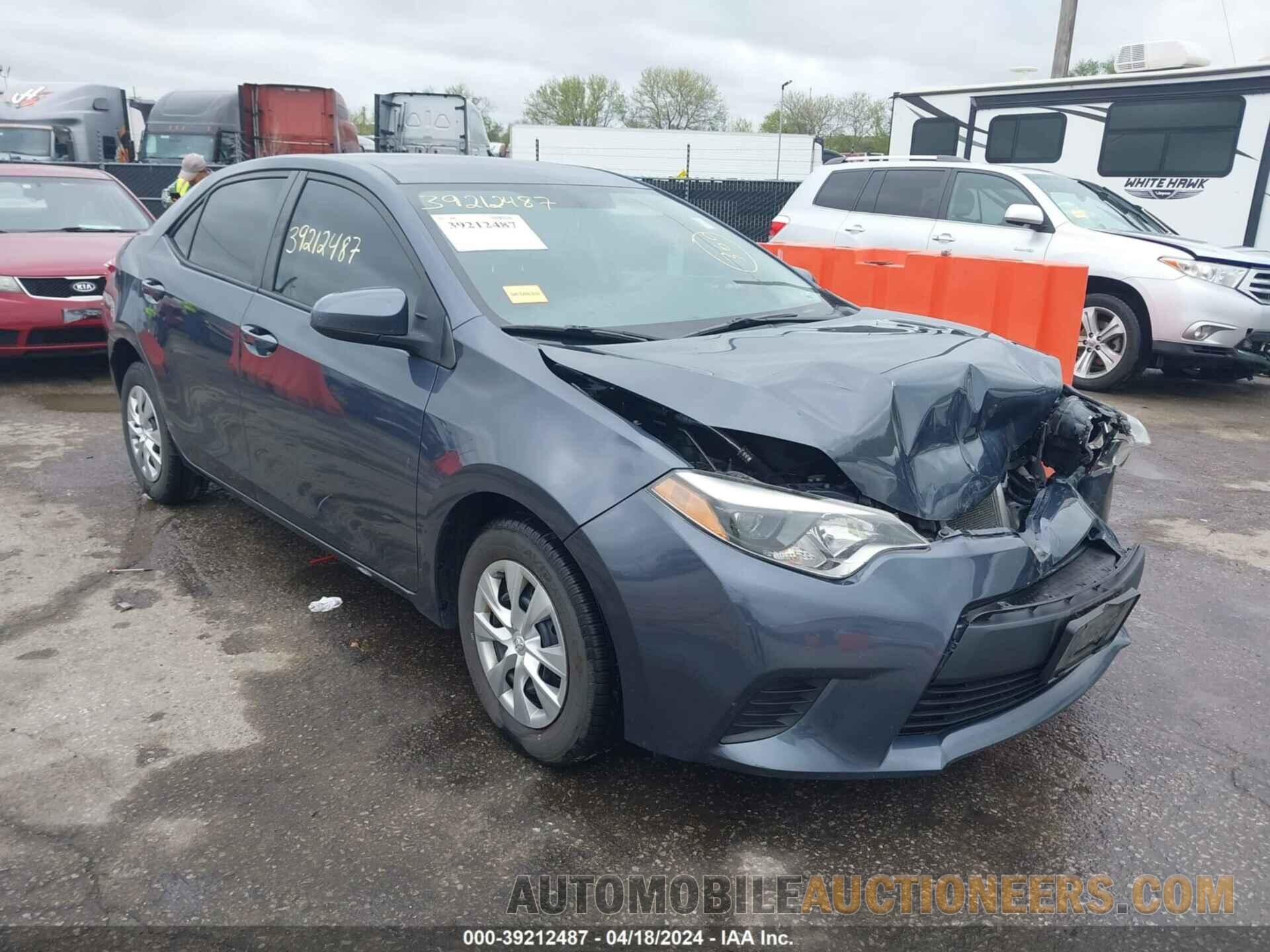 5YFBURHE1GP526204 TOYOTA COROLLA 2016